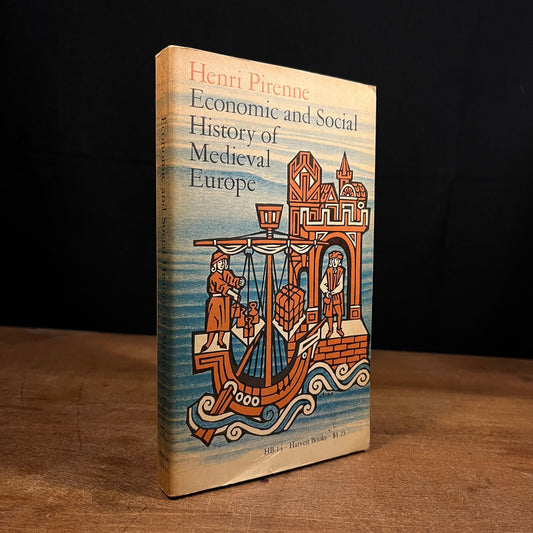 Economic and Social History of Medieval Europe by Henri Pirenne (1962) Vintage Paperback Book