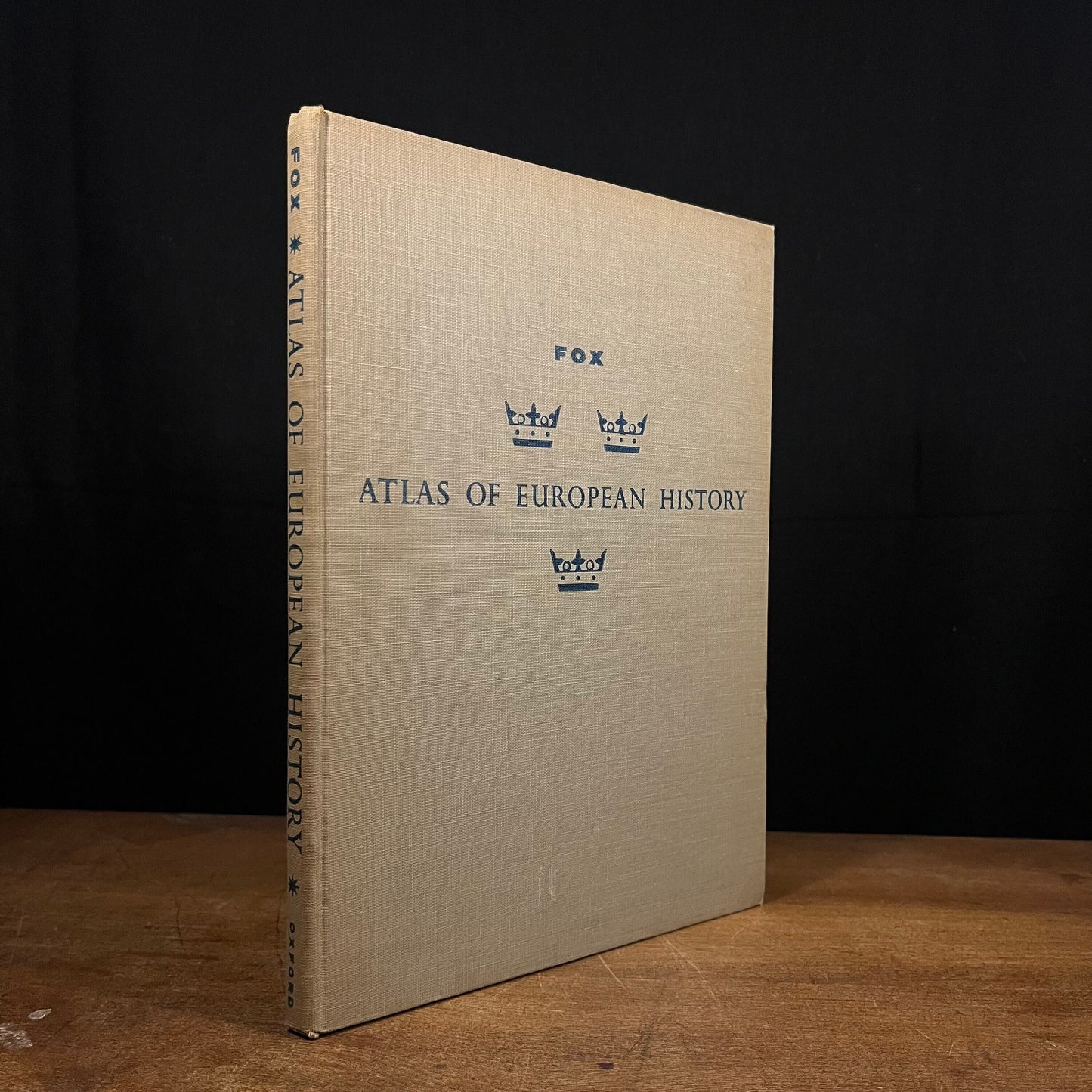 Second Printing - Atlas of European History by Edward Whiting Fox (1958) Vintage Hardcover Book