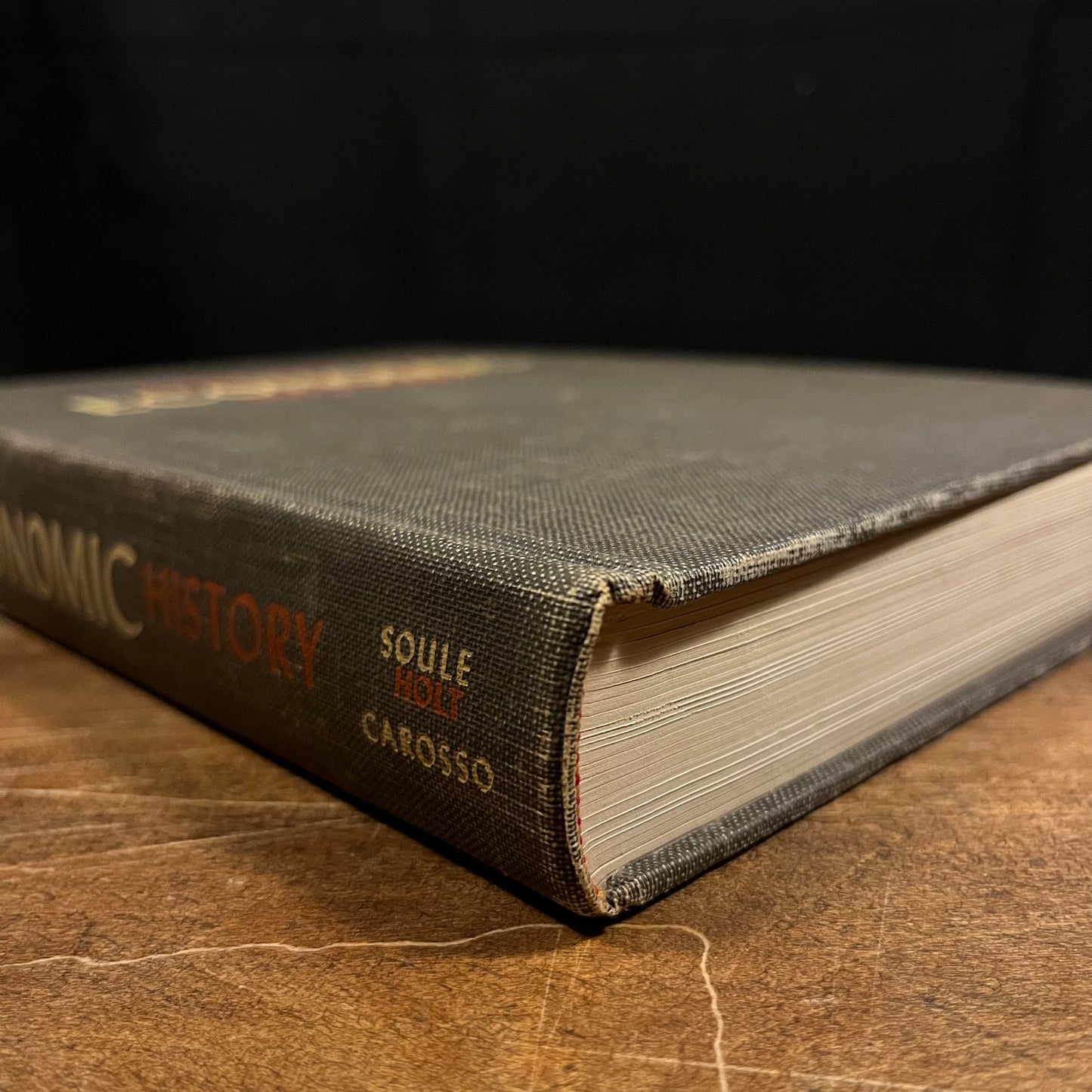 American Economic History by George Soulle and Vincent P. Carosso (1961) Vintage Hardcover Book