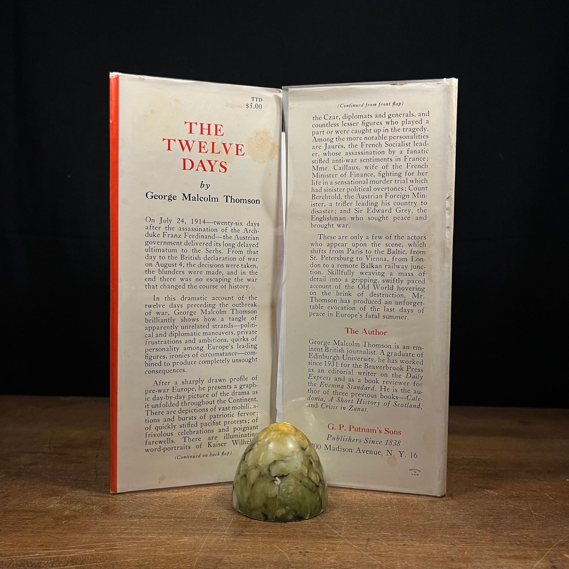 First Printing - The Twelve Days: 24 July to 4 August 1914 by George Malcolm Thomson (1964) Vintage Hardcover Book