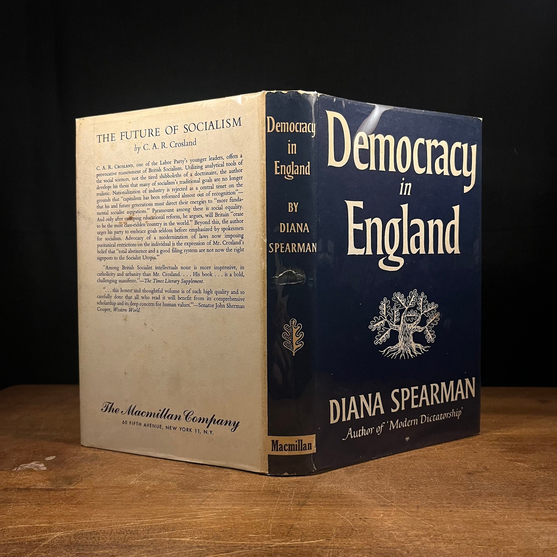 Early Printing - Democracy in England by Diana Spearman (1957) Vintage Hardcover Book