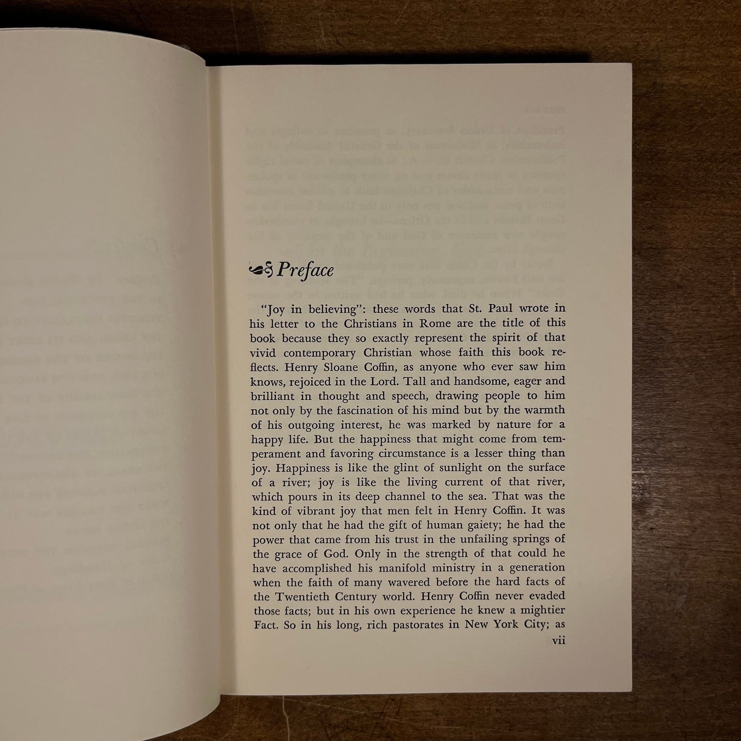 First Printing - Joy in Believing: Selections from the Spoken and Written Words and the Prayers of Henry Sloane Coffin (1956) Vintage Book