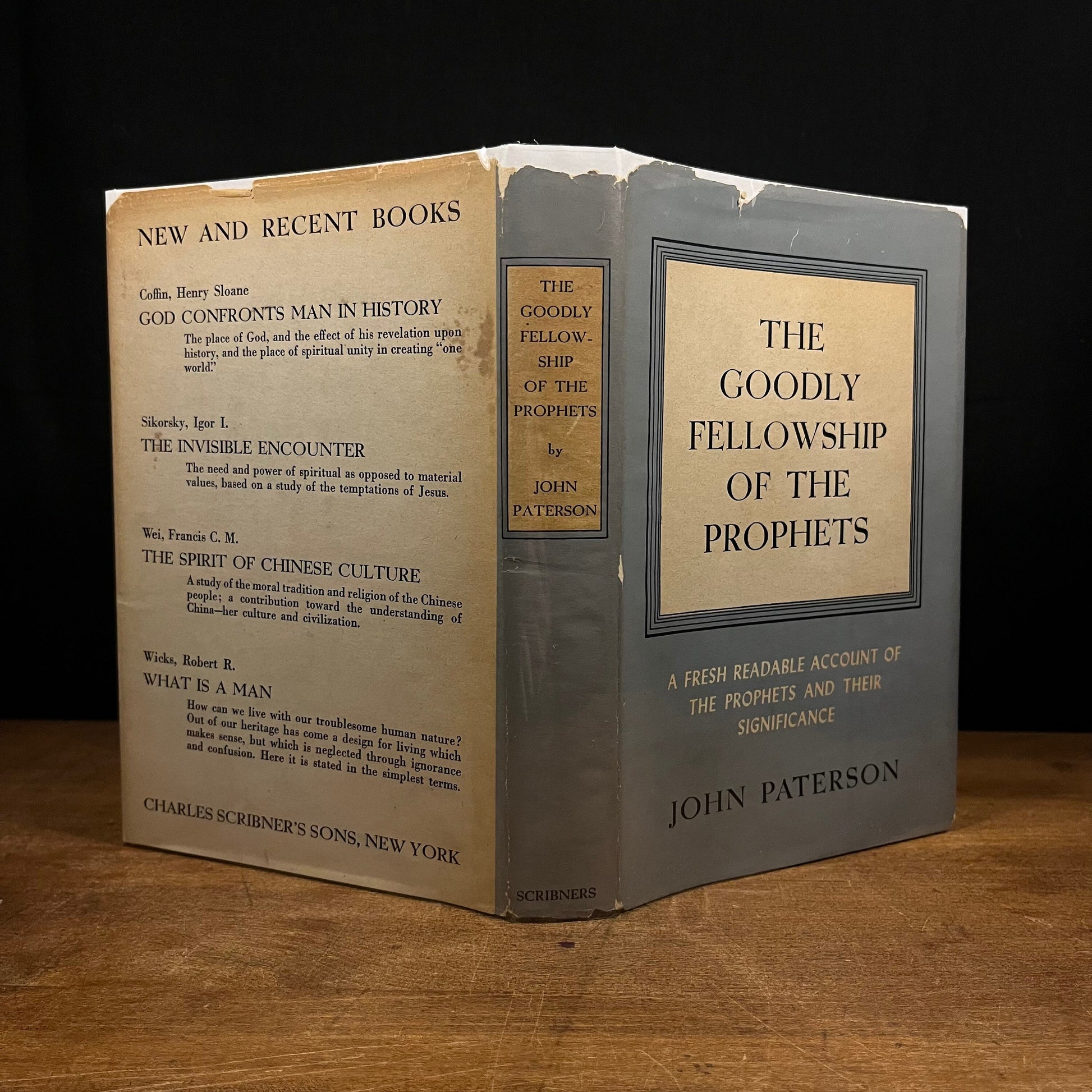 First Printing - The Goodly Fellowship of the Prophets by John Patterson (1948) Vintage Hardcover Book