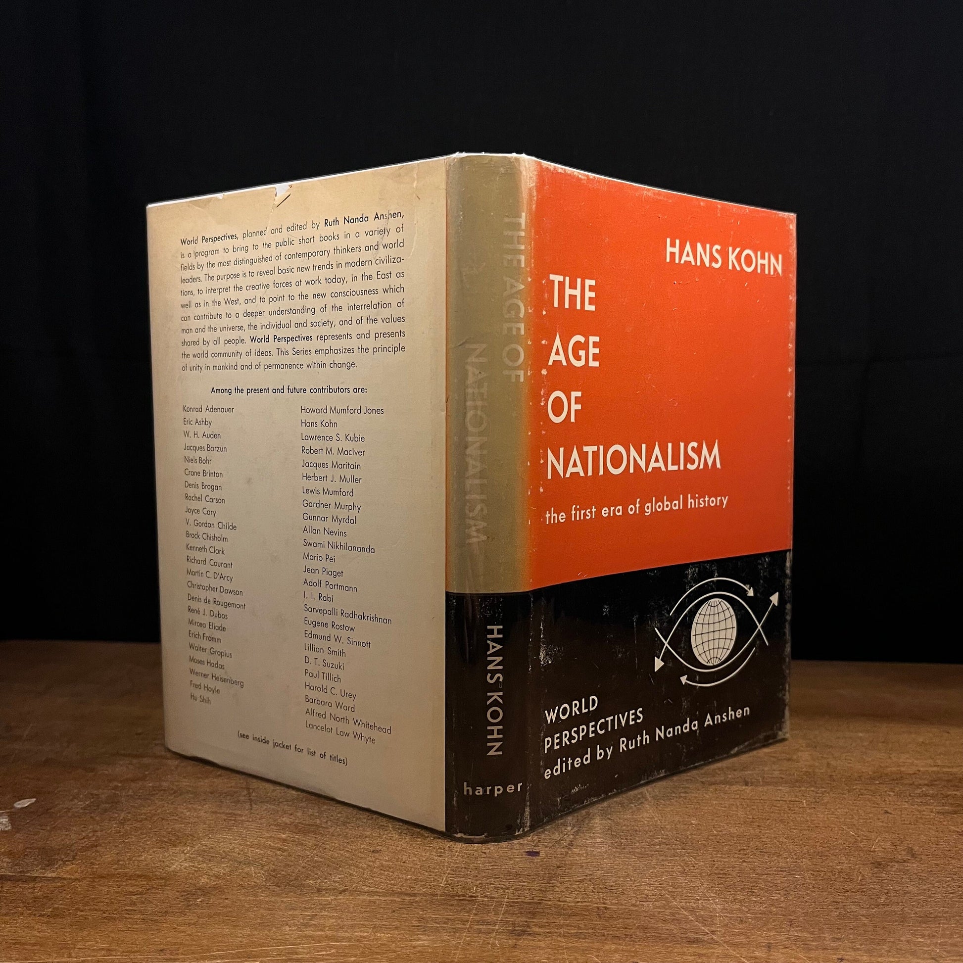 First Printing - The Age of Nationalism: The First Era of Global History by Hans Kohn (1962) Vintage Hardcover Book