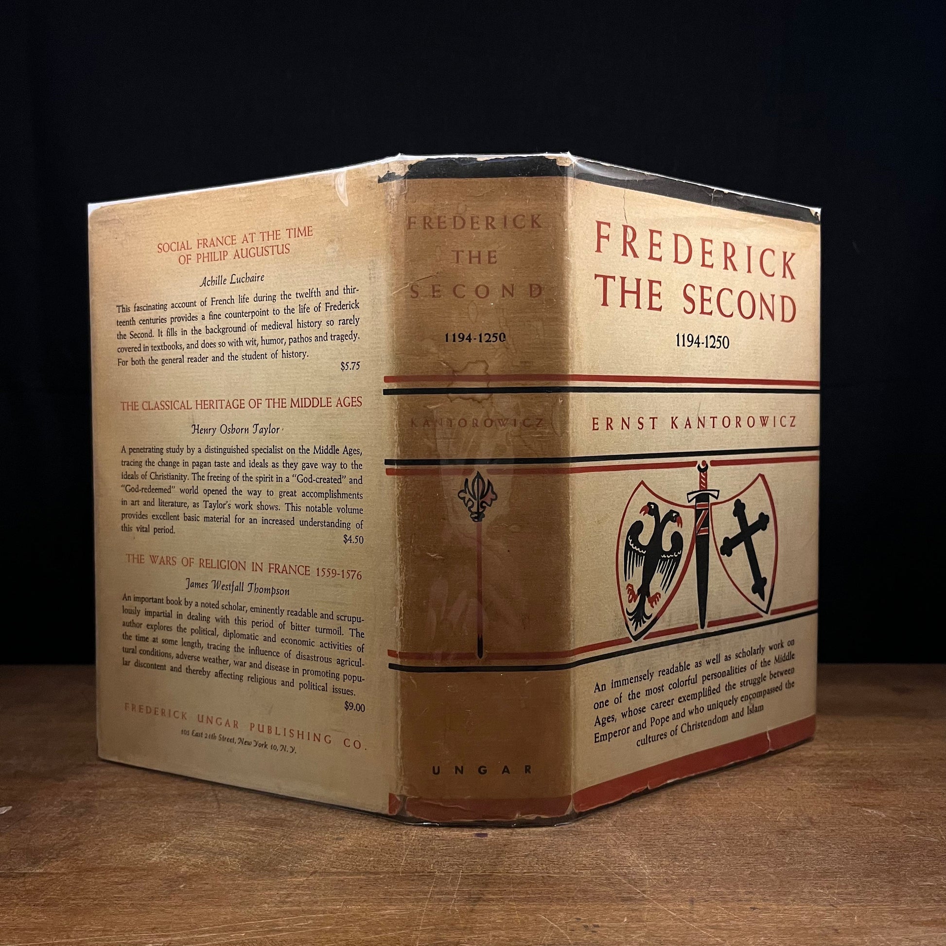 Frederick The Second by Ernst Kantorowicz (1957) Vintage Hardcover Book