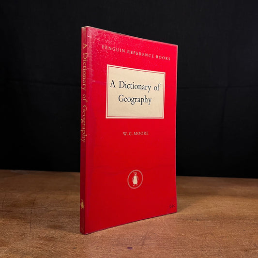 Penguin Reference Books: A Dictionary of Geography by W. G. Moore (1960) Vintage Paperback Book