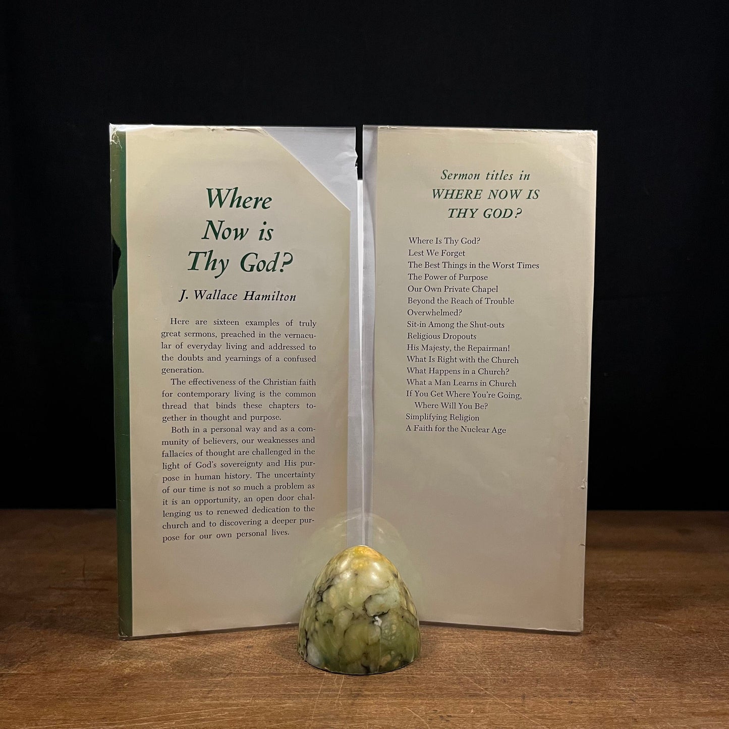First Printing - Where Now is Thy God by J. Wallace Hamilton (1969) Vintage Hardcover Book