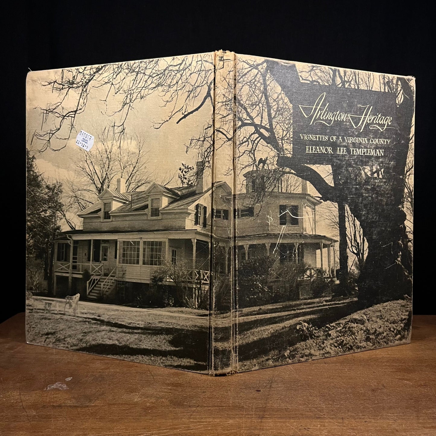 Author Inscribed - Arlington Heritage: Vignettes of a Virginia County by Eleanor Lee Templeton (1959) Vintage Hardcover Book