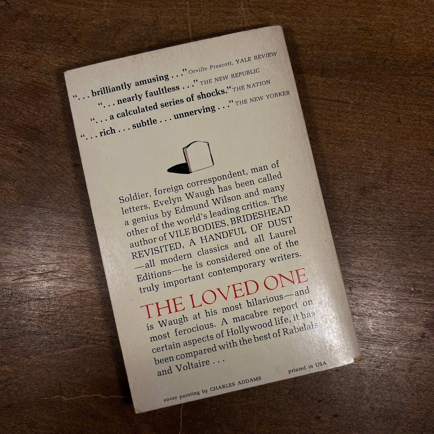 The Loved One by Evelyn Waugh (1965) Vintage Paperback Book