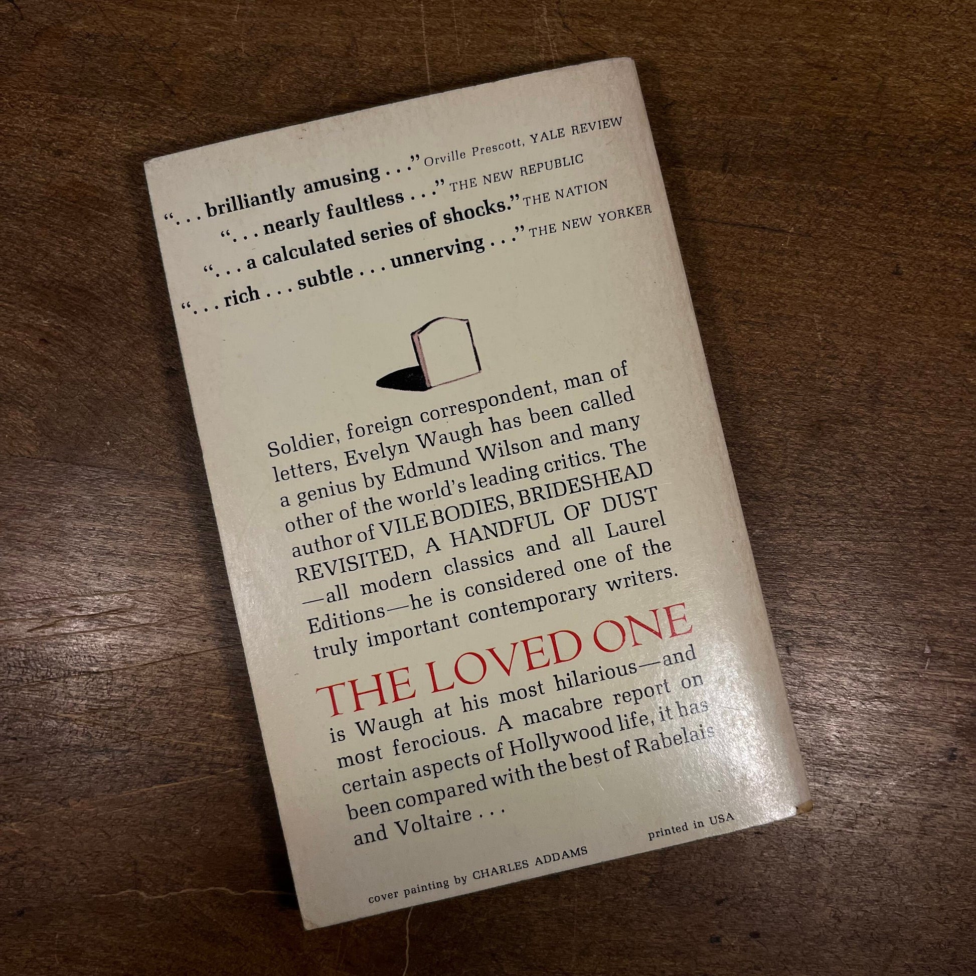 The Loved One by Evelyn Waugh (1965) Vintage Paperback Book