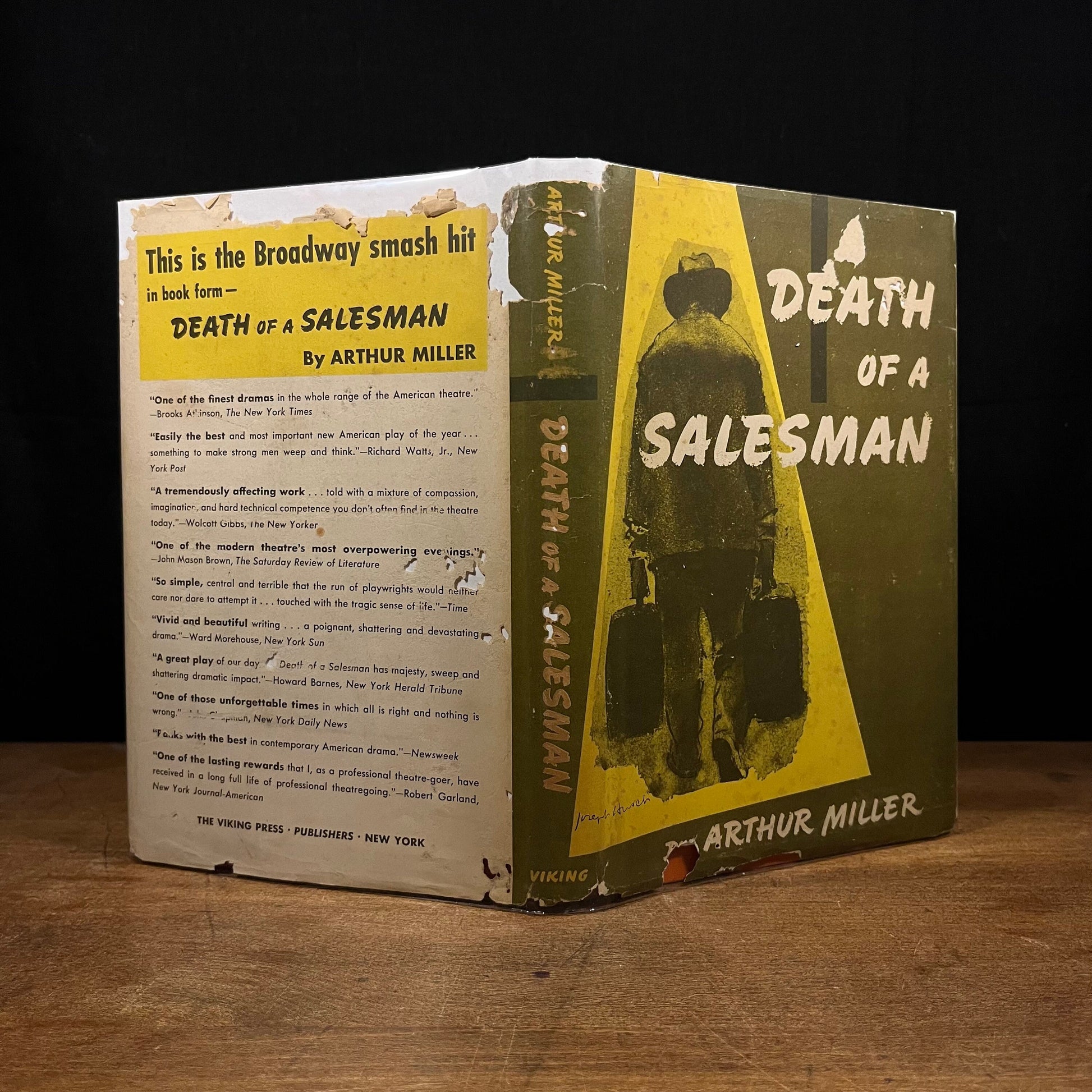 Death of a Salesman by Arthur Miller (1949) Vintage Hardcover Book