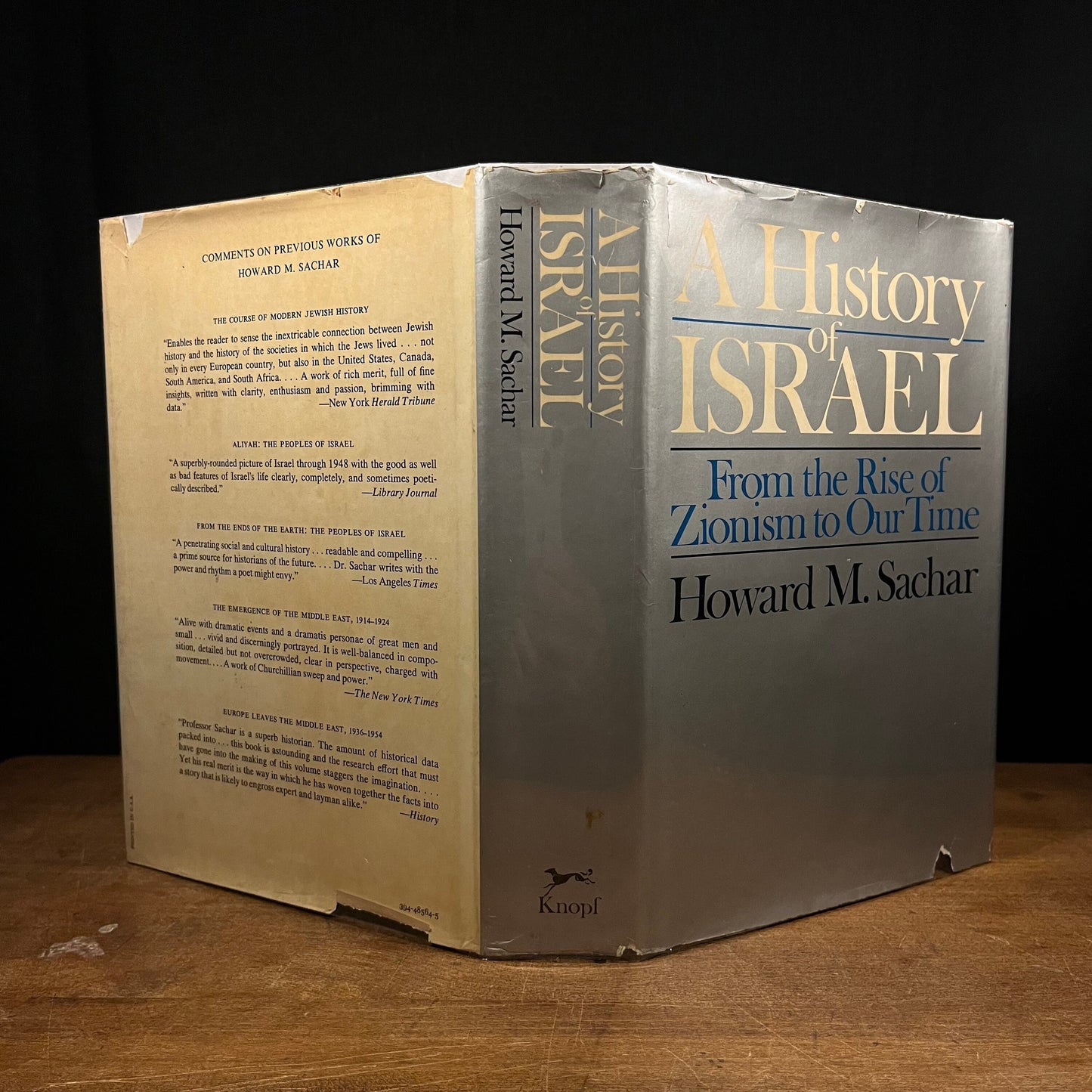 First Printing - A History of Israel: From the Rise of Zionism to Our Time by Howard M. Sachar (1976) Vintage Hardcover Book