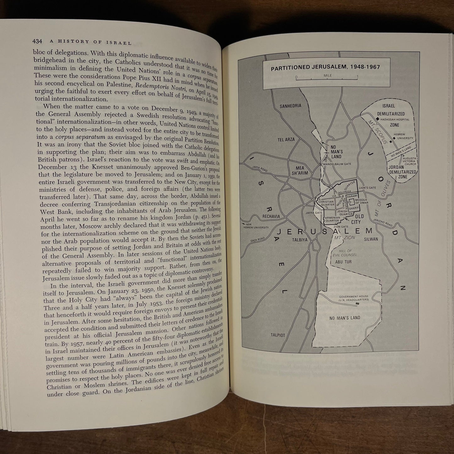 First Printing - A History of Israel: From the Rise of Zionism to Our Time by Howard M. Sachar (1976) Vintage Hardcover Book