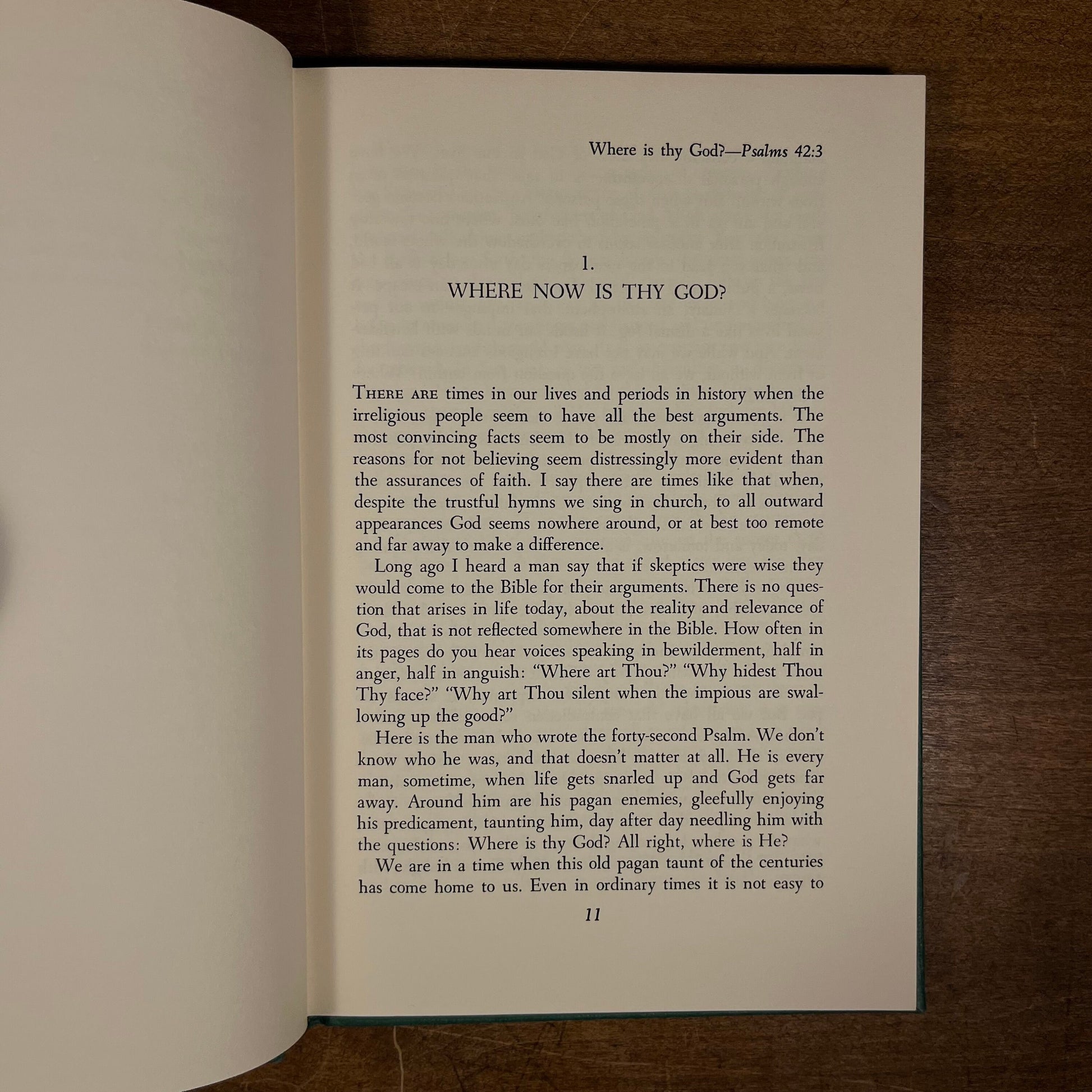 First Printing - Where Now is Thy God by J. Wallace Hamilton (1969) Vintage Hardcover Book
