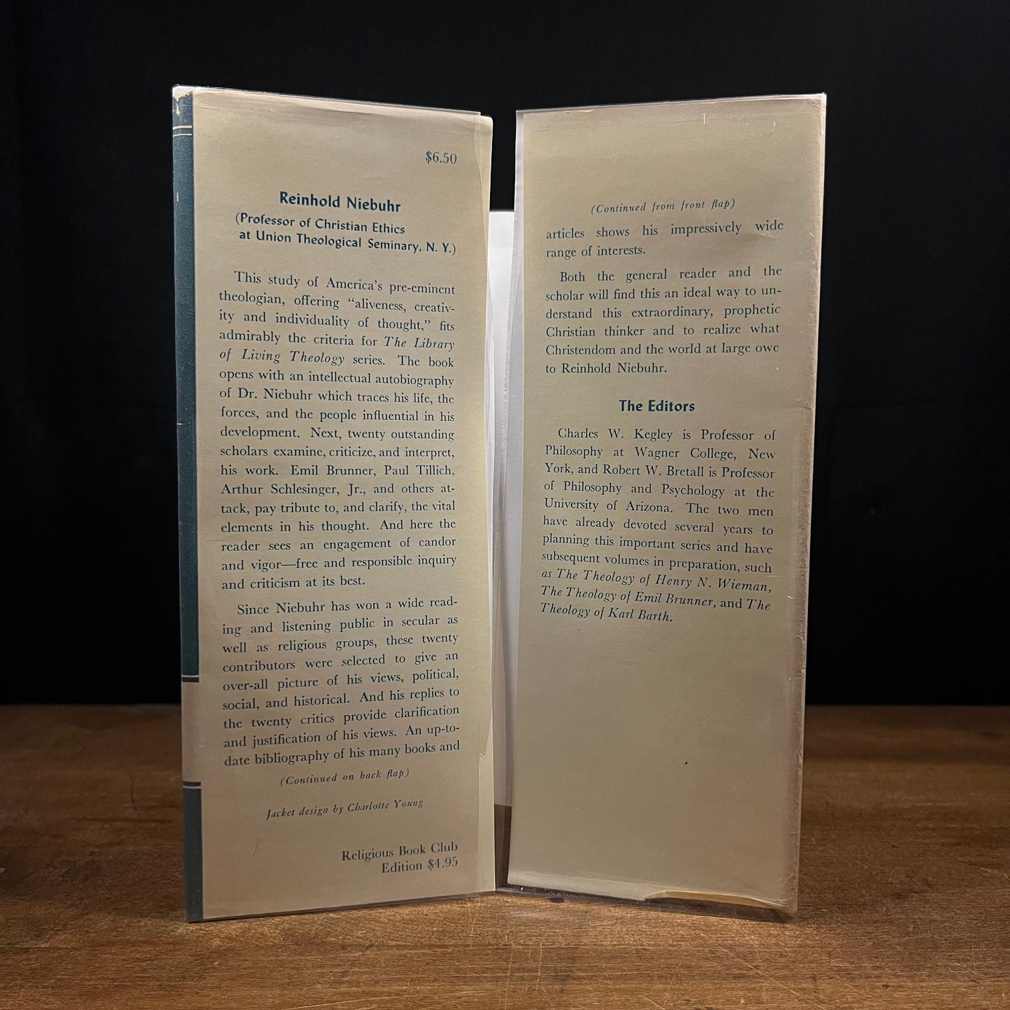 First Printing - Reinhold Niebuhr: His Religious, Social, and Political Thought by C. Kegley and R. Bretall (1956) Vintage Hardcover Book