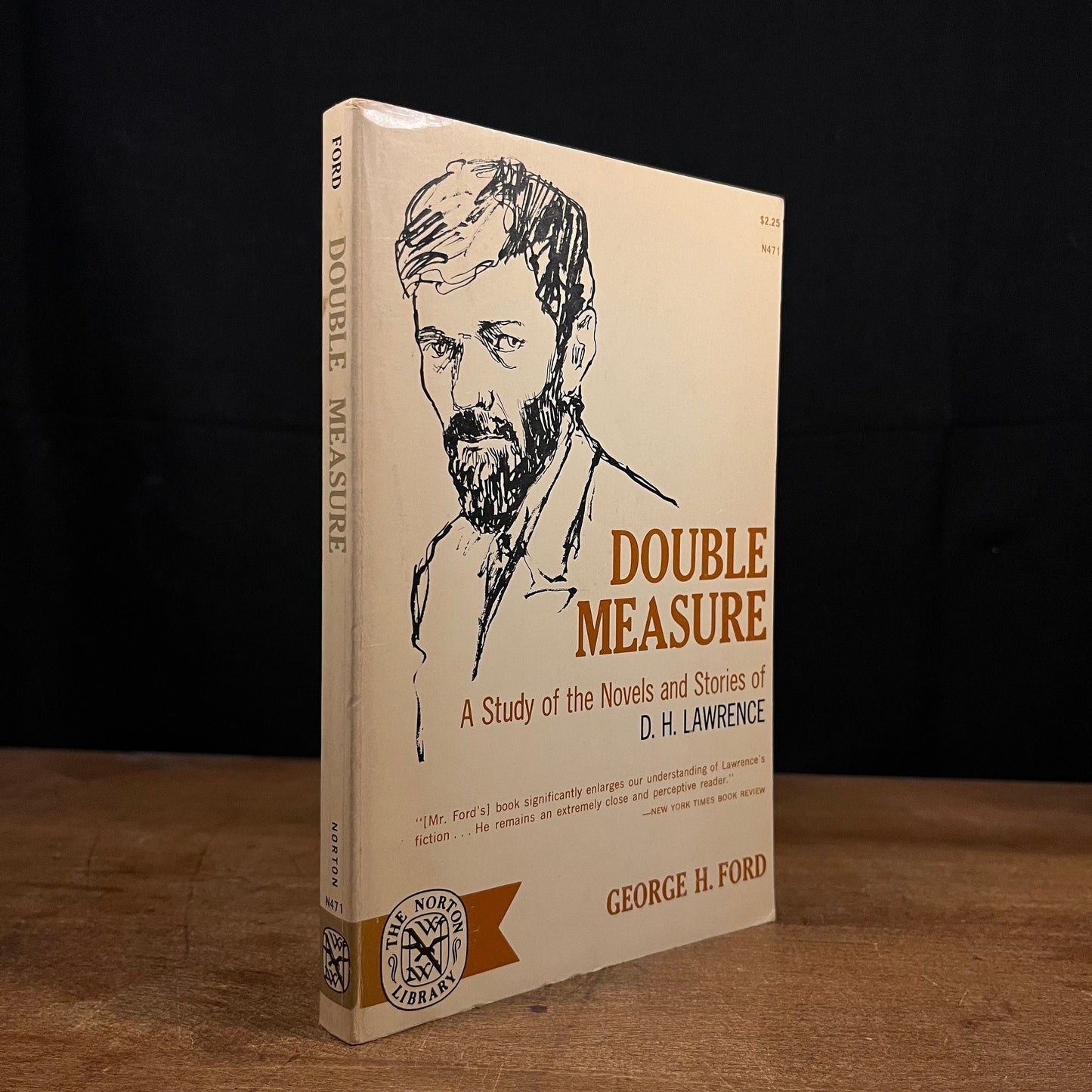 Double Measure: A Study of the Novels and Stories of D. H. Lawrence by George H. Ford (1969) Vintage Paperback Book