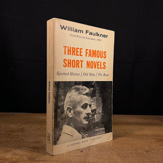 Three Famous Short Novels by William Faulkner (1963) Vintage Paperback Book