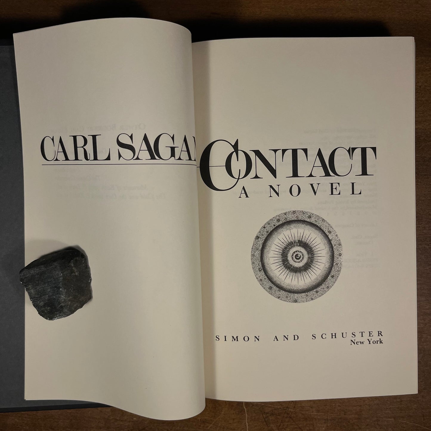 First Printing - Contact: A Novel by Carl Sagan (1985) Vintage Hardcover Book