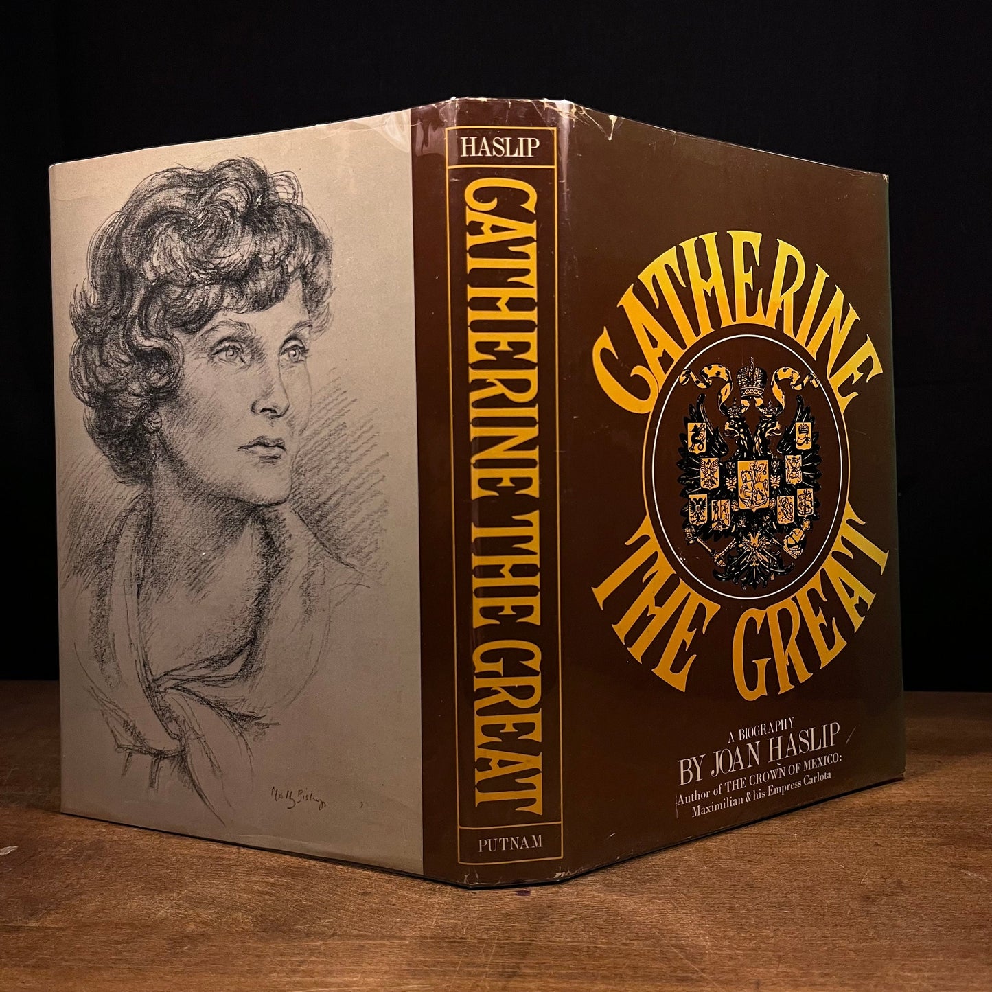 First Printing - Catherine the Great: A Biography by Joan Haslip (1977) Vintage Hardcover Book