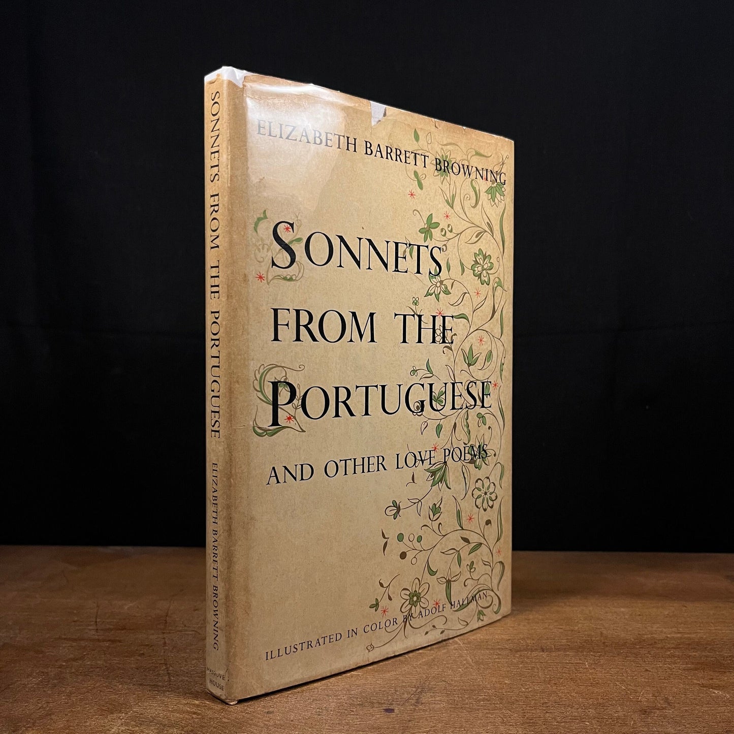 Sonnets from the Portuguese and other Love Poems by Elisabeth Barrett Browning (1954) Vintage Hardcover Book