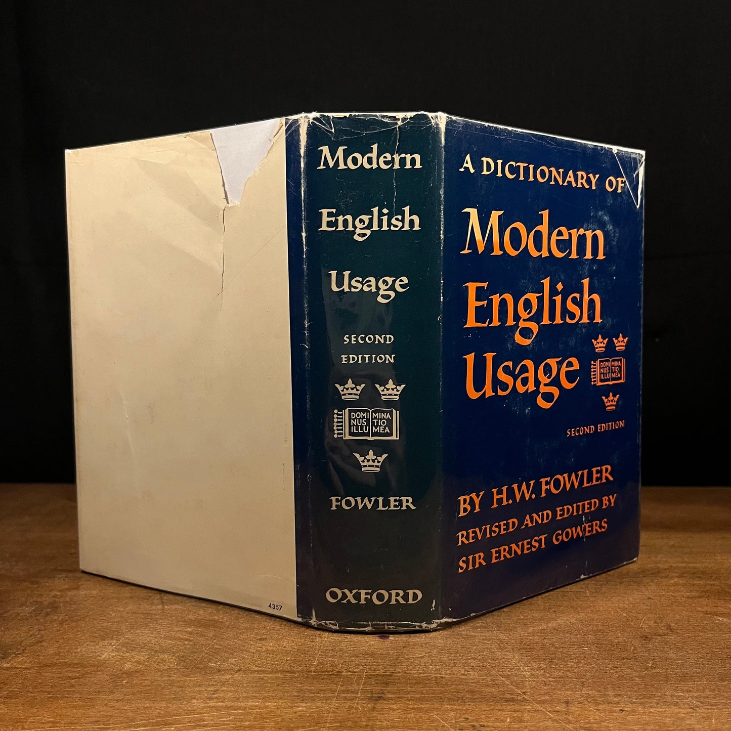 A Dictionary of Modern English Usage by H. W. Fowler (1965) Vintage Hardcover Book