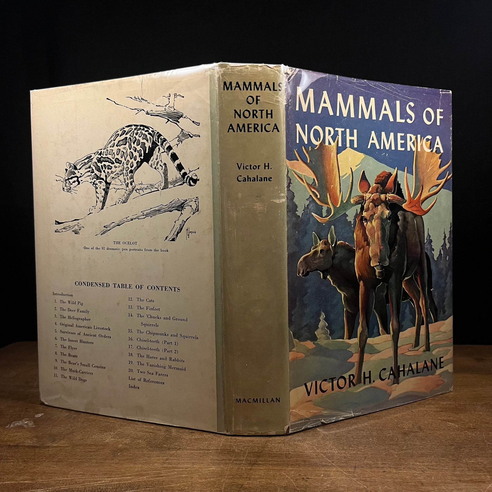 Early Printing - Mammals of North America by Victor H. Cahalane (1964) Vintage Hardcover Book