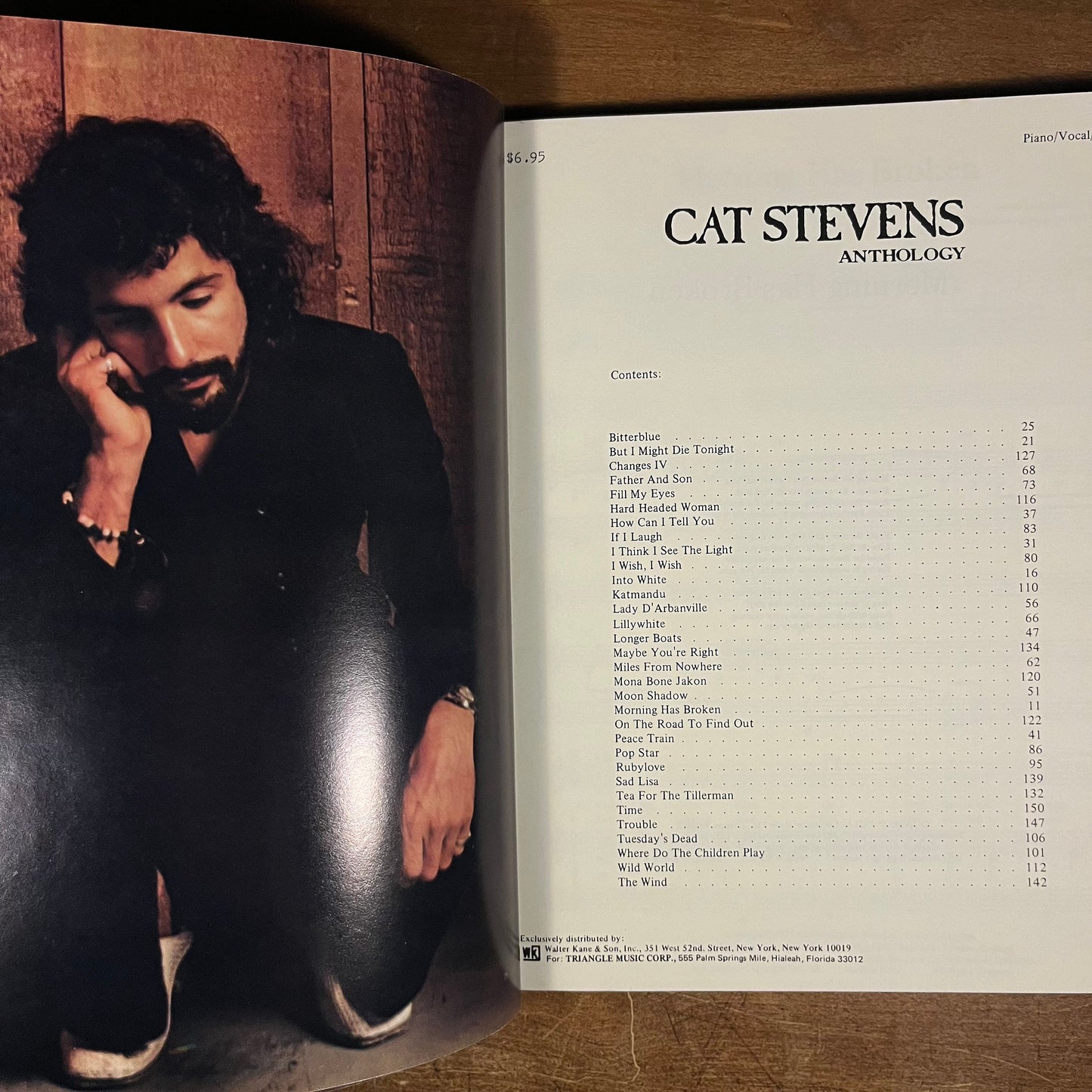 Cat Stevens Anthology (1972) Vintage Song Book