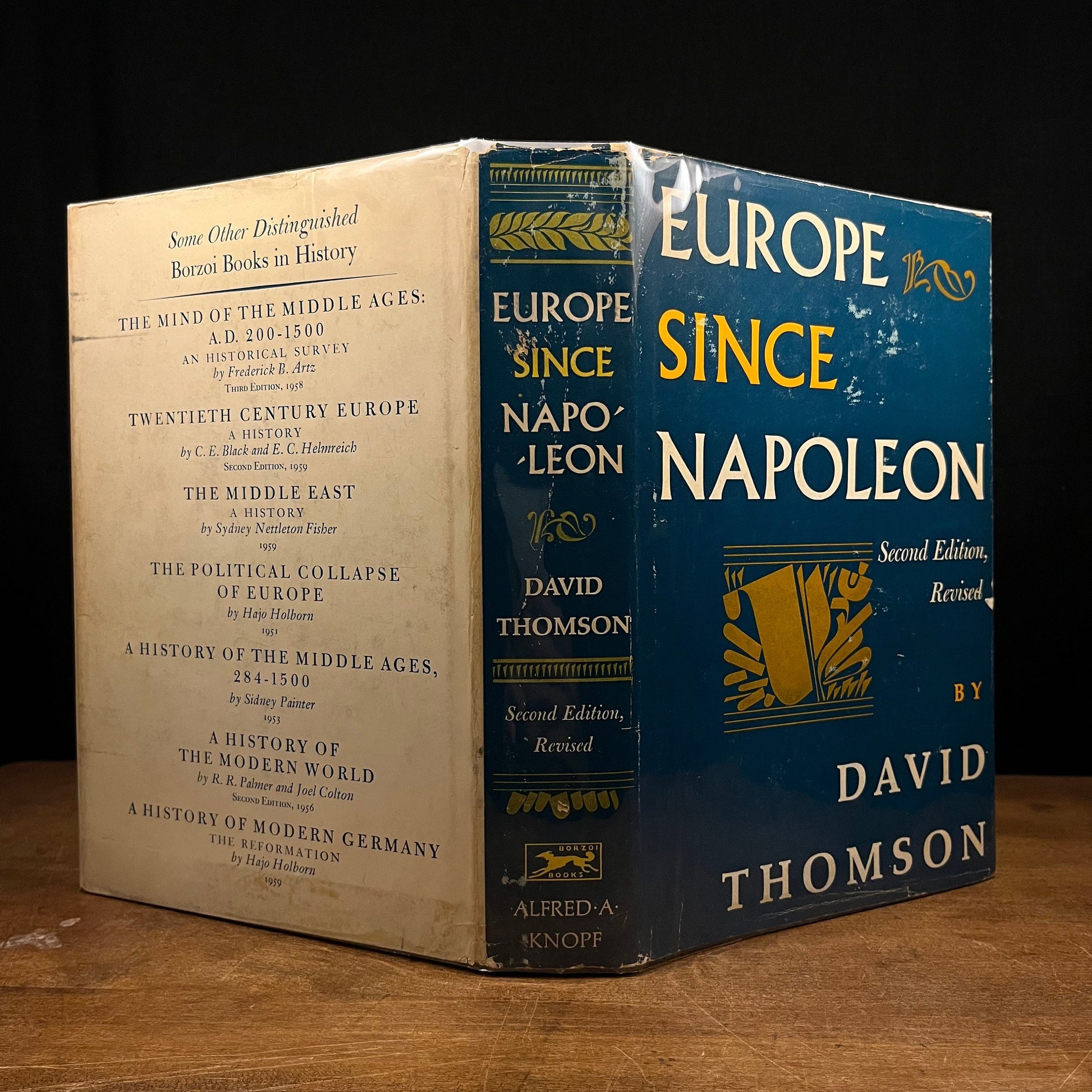 Europe Since Napoleon by David Thomson (1962) Vintage Hardcover Book