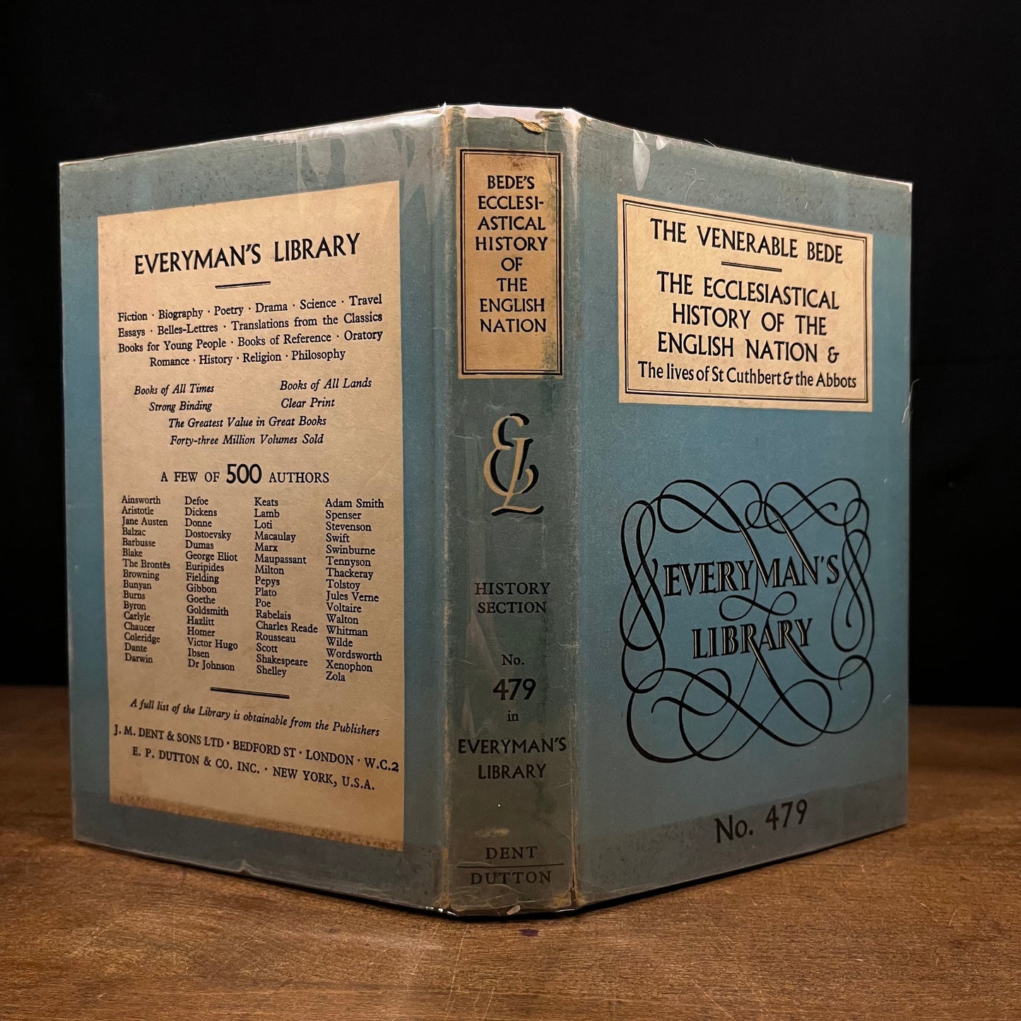 Everyman’s Library - Bede’s Ecclesiastical History of the English Nation (1958) Vintage Hardcover Book