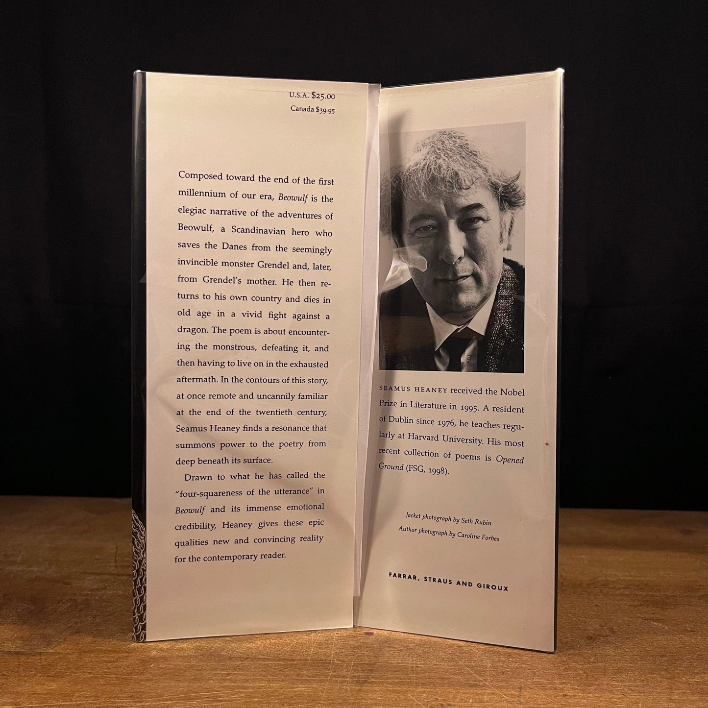 First Printing - Beowulf: A New Verse Translation by Seamus Heaney (2000) Vintage Hardcover Book