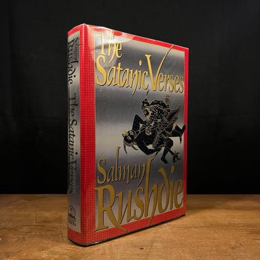 Early Printing - The Satanic Verses by Salman Rushdie (1989) Vintage Hardcover Book