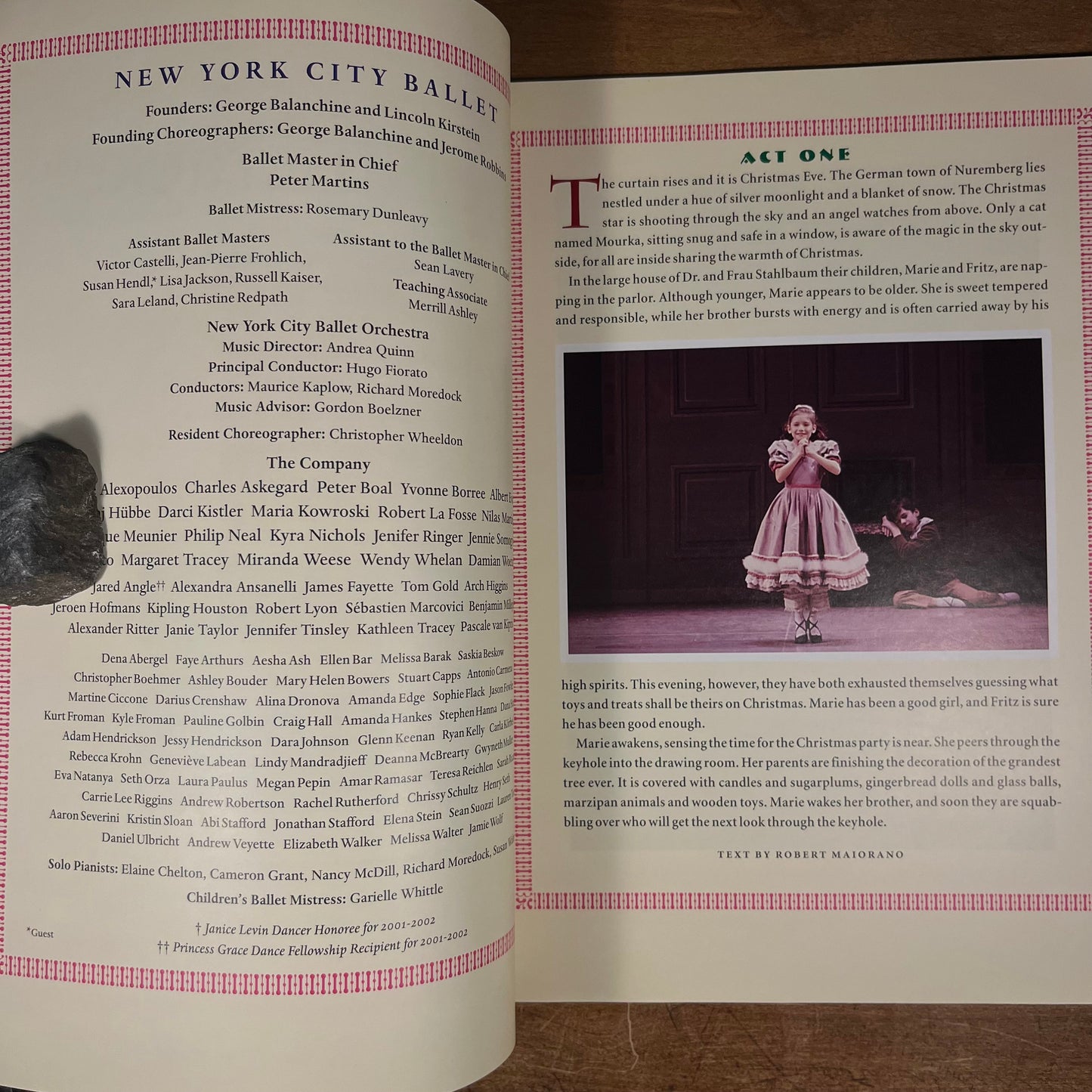 New York City Ballet | George Balanchine’s The Nutcracker (2001) Vintage Softcover Program