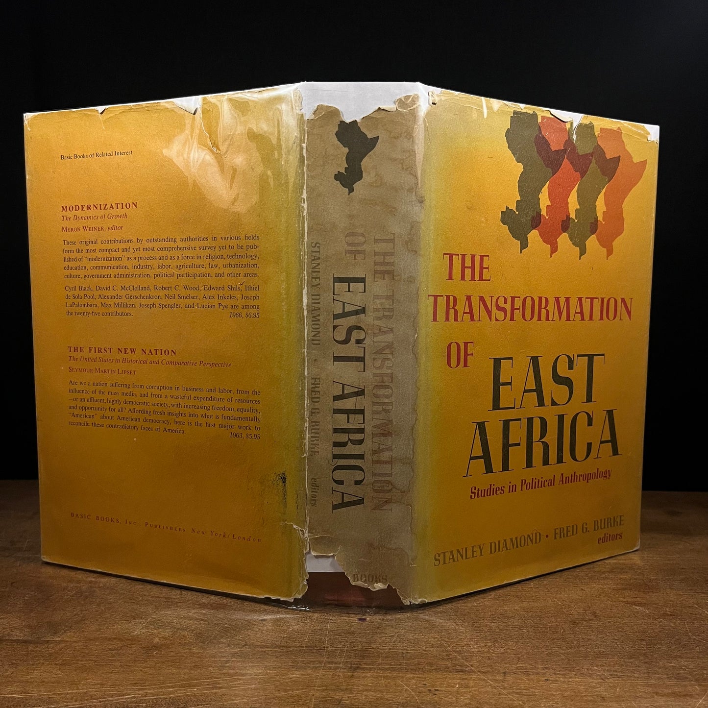 The Transformation of East Africa: Studies in Political Anthropology by Stanley Diamond and Fred G. Burke (1966) Vintage Hardcover Book
