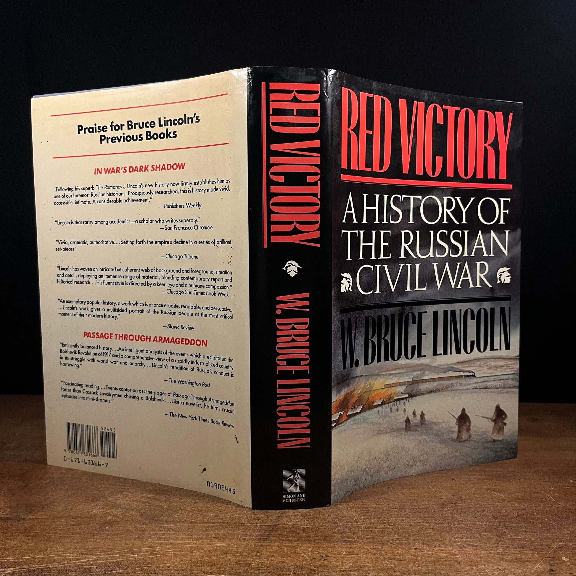 First Printing - Red Victory: A History of the Russian Civil War by W. Bruce Lincoln (1989) Vintage Hardcover Book