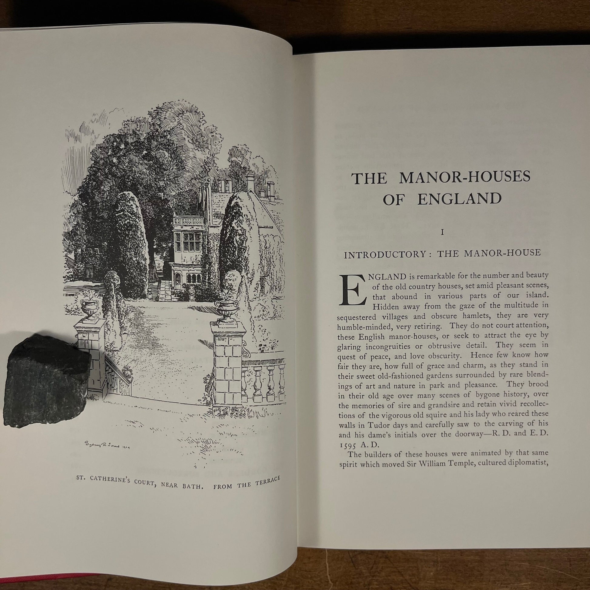 The Manor Houses of England by P. H. Ditchfield (1985) Vintage Hardcover Book