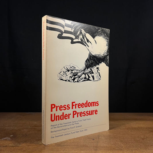 Press Freedoms Under Pressure by Fred P. Graham (1972) Vintage Paperback Book