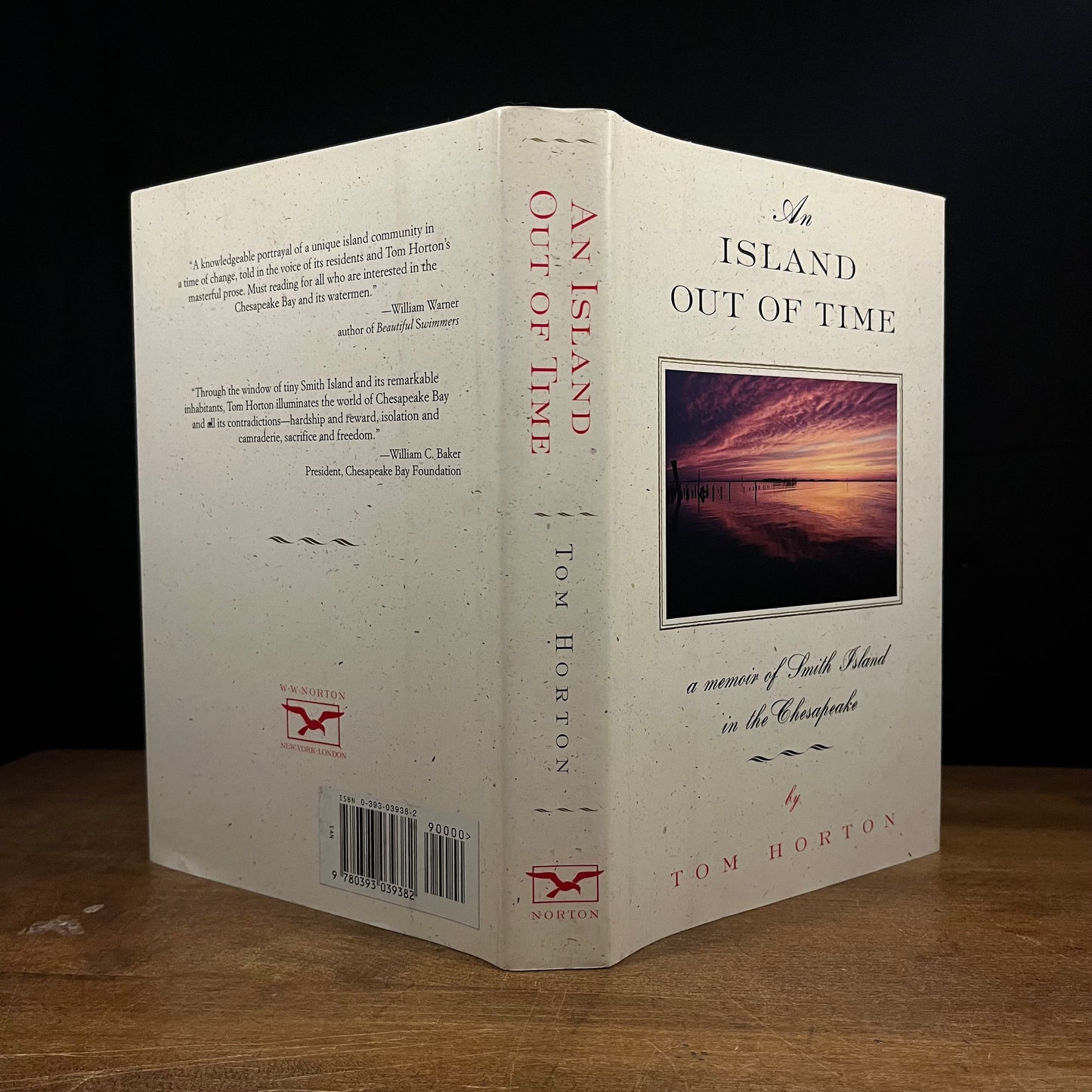 First Printing - An Island Out of Time: A Memoir of Smith Island in the Chesapeake by Tom Horton (1996) Vintage Hardcover Book