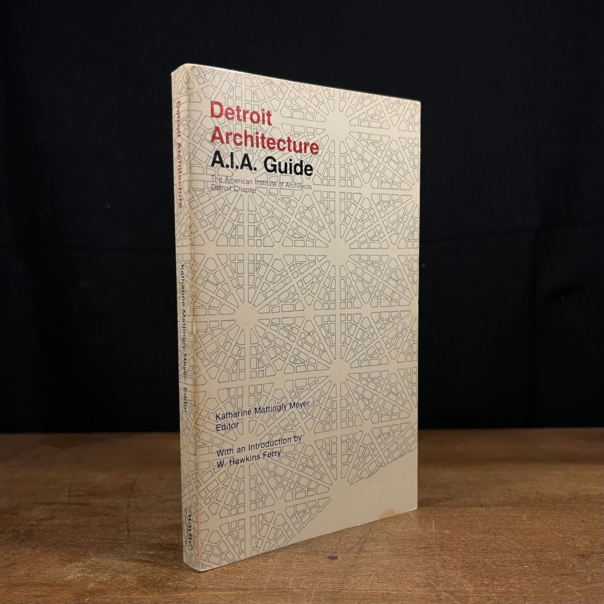 Detroit Architecture: A.I.A. Guide by Katherine Mattingly Meyer (1973) Vintage Paperback Book