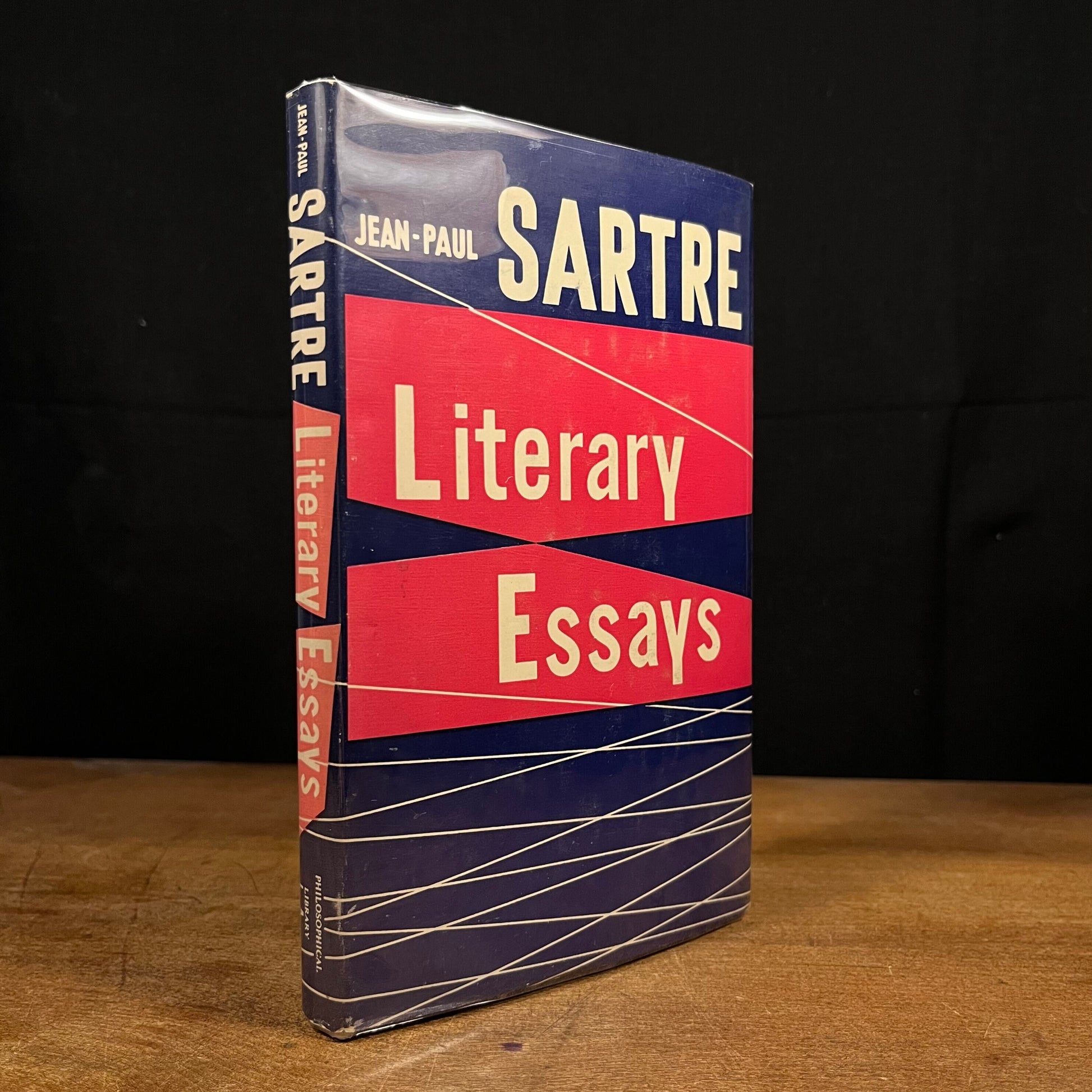 Literary Essays by Jean-Paul Sartre (1957) Vintage Hardcover Book