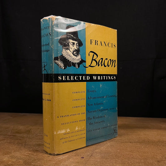 Modern Library - Selected Writings of Francis Bacon (1955) Vintage Hardcover Book