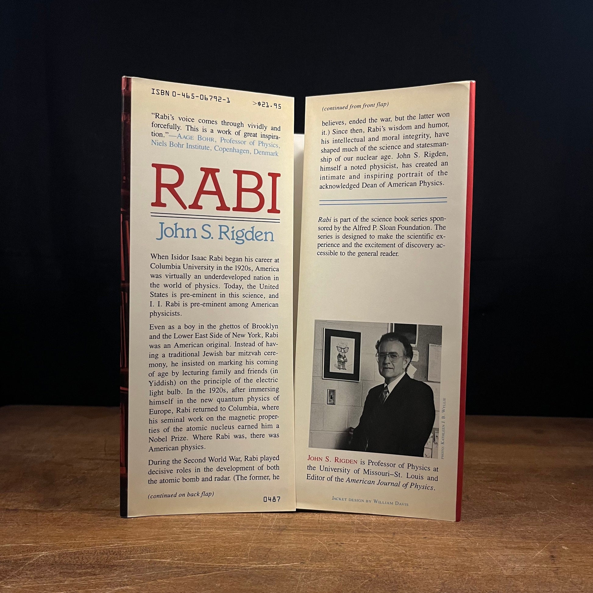 First Printing - Rabi: Scientist and Citizen by John S. Rigden (1987) Vintage Hardcover Book