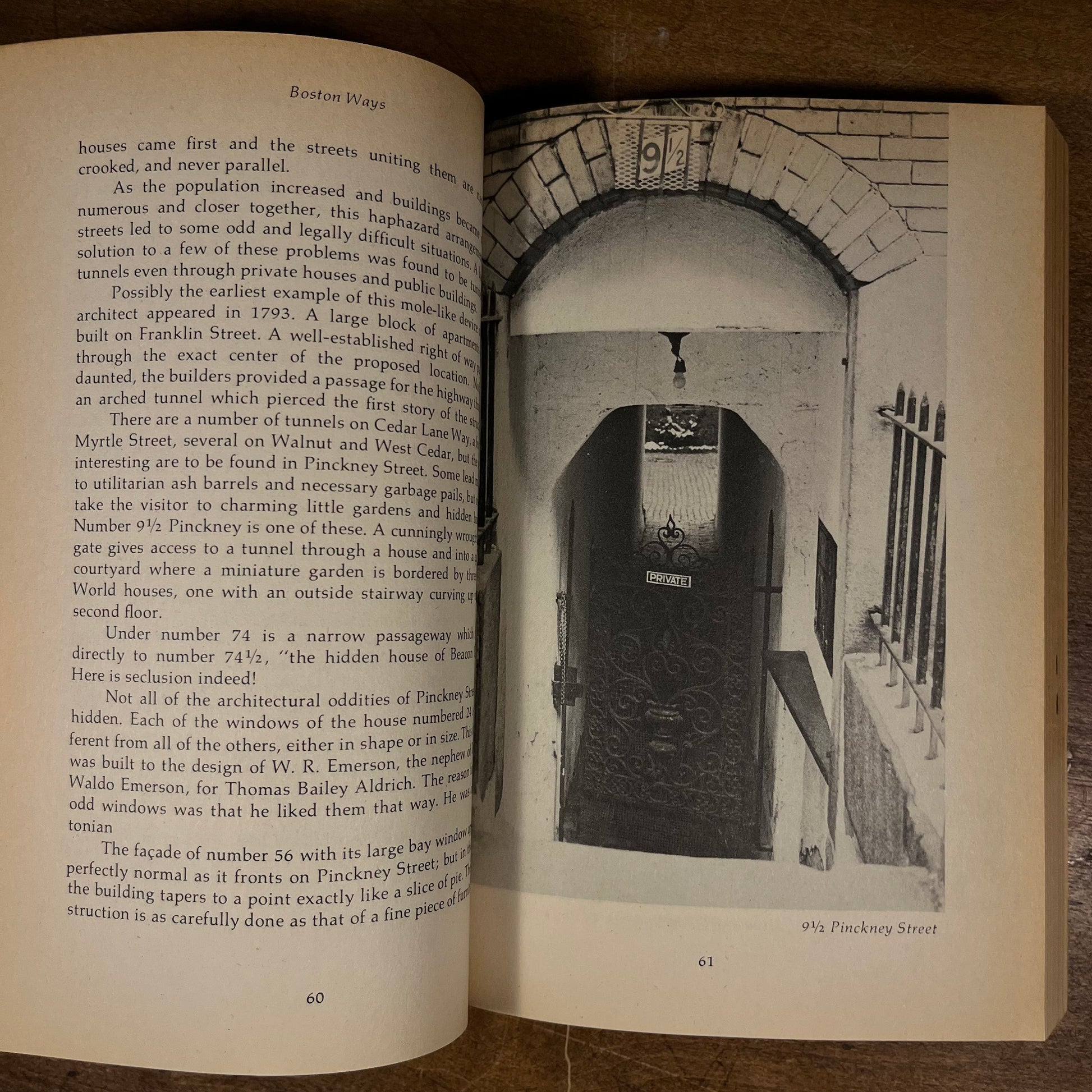 Boston Ways: High, By, and Folk by George F. Weston (1975) Vintage Paperback Book