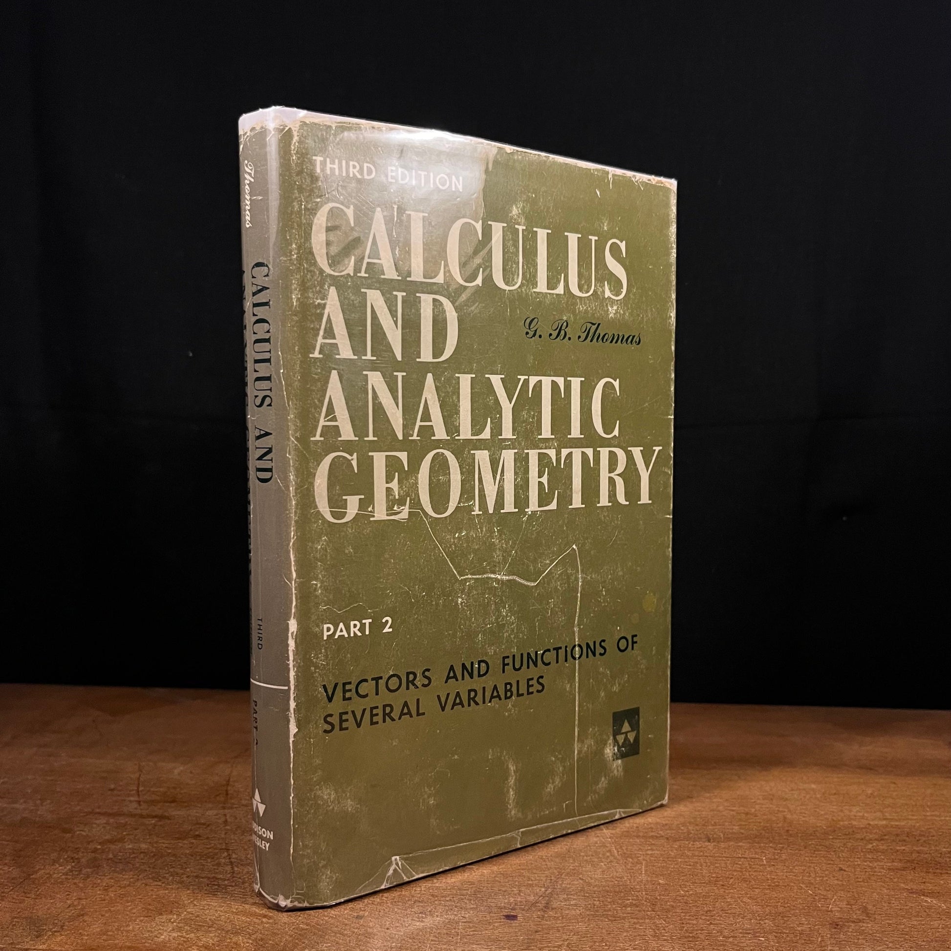 Calculus and Analytic Geometry Part 2: Vectors and Functions of Several Variables by George B. Thomas (1961) Vintage Hardcover Book