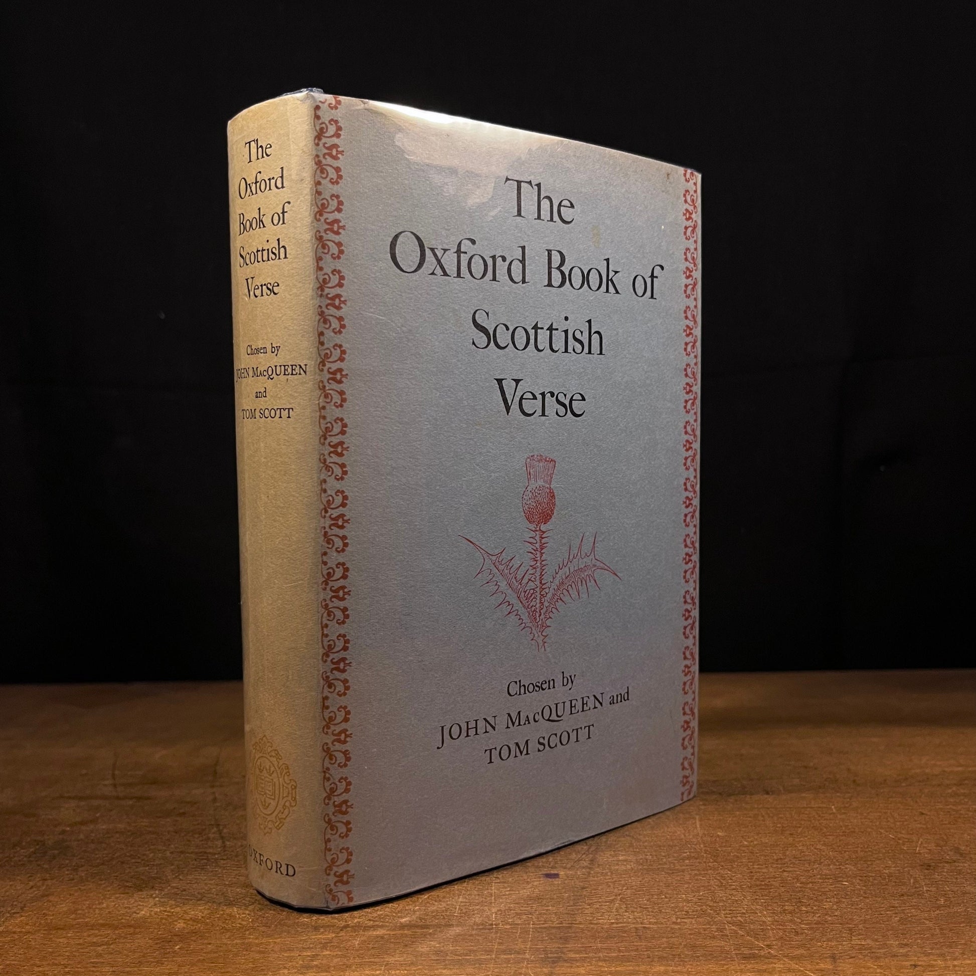 The Oxford Book of Scottish Verse by John McQueen and Tom Scott (1966) Vintage Hardcover Book