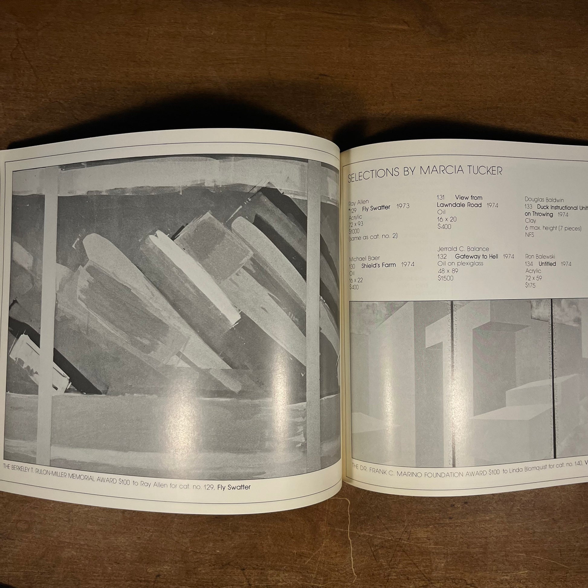 The Baltimore Museum of Art | Maryland Biennial (1974) Vintage Softcover Art Exhibition Catalogue