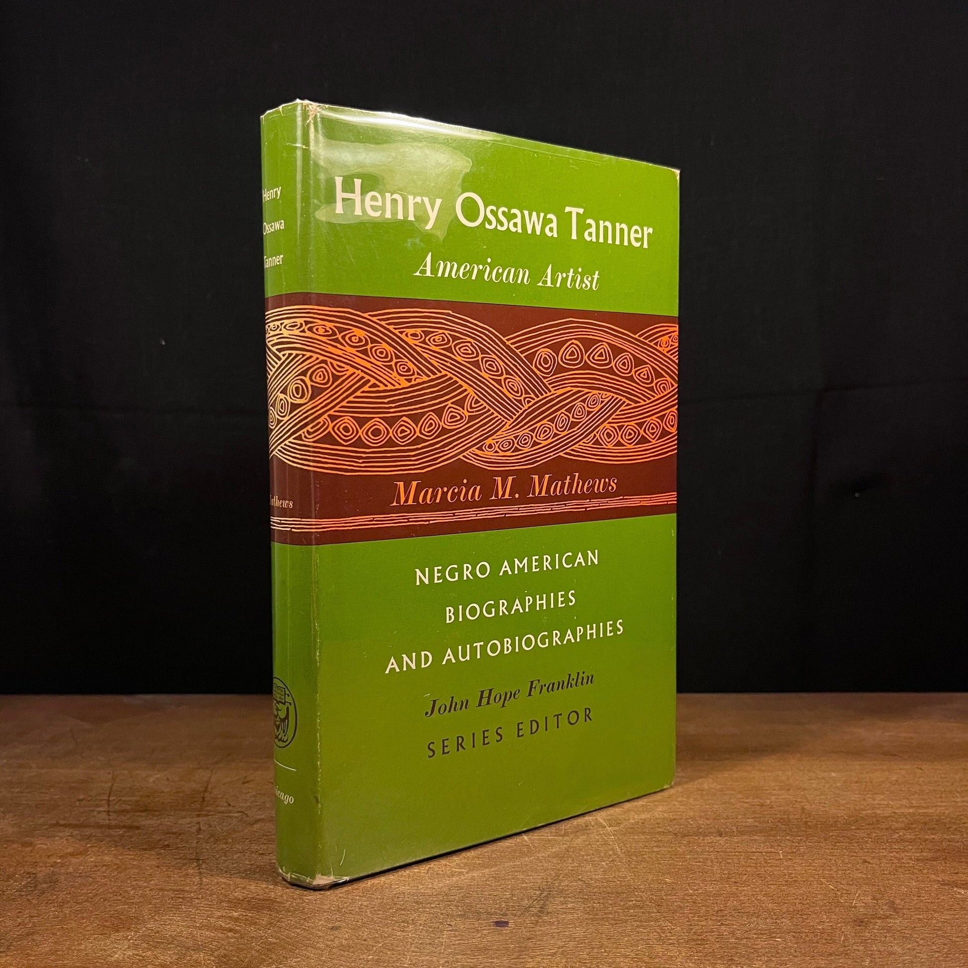 Author Inscribed - Henry Ossawa Tanner: American Artist by Marcia M. Mathews (1969) Vintage Hardcover Book