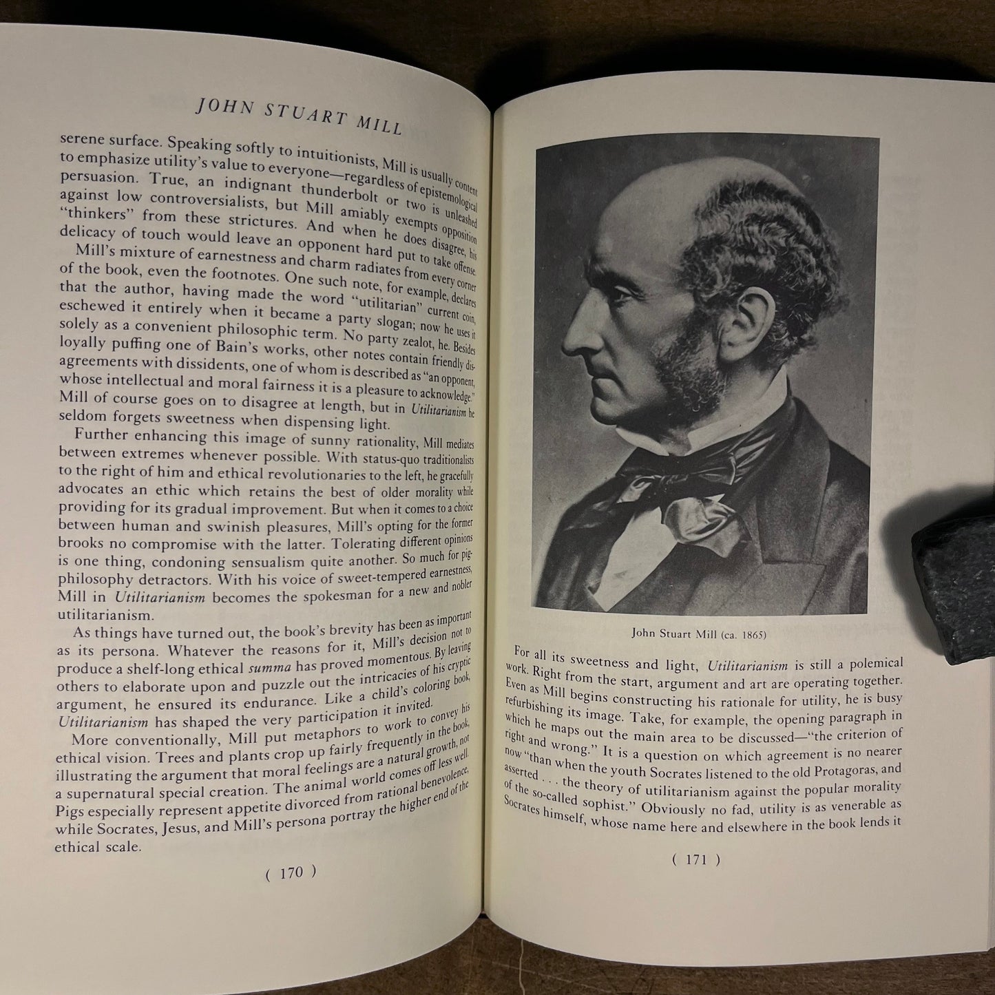 First Printing - John Stuart Mill: A Mind at Large by Eugene August (1975) Vintage Hardcover Book