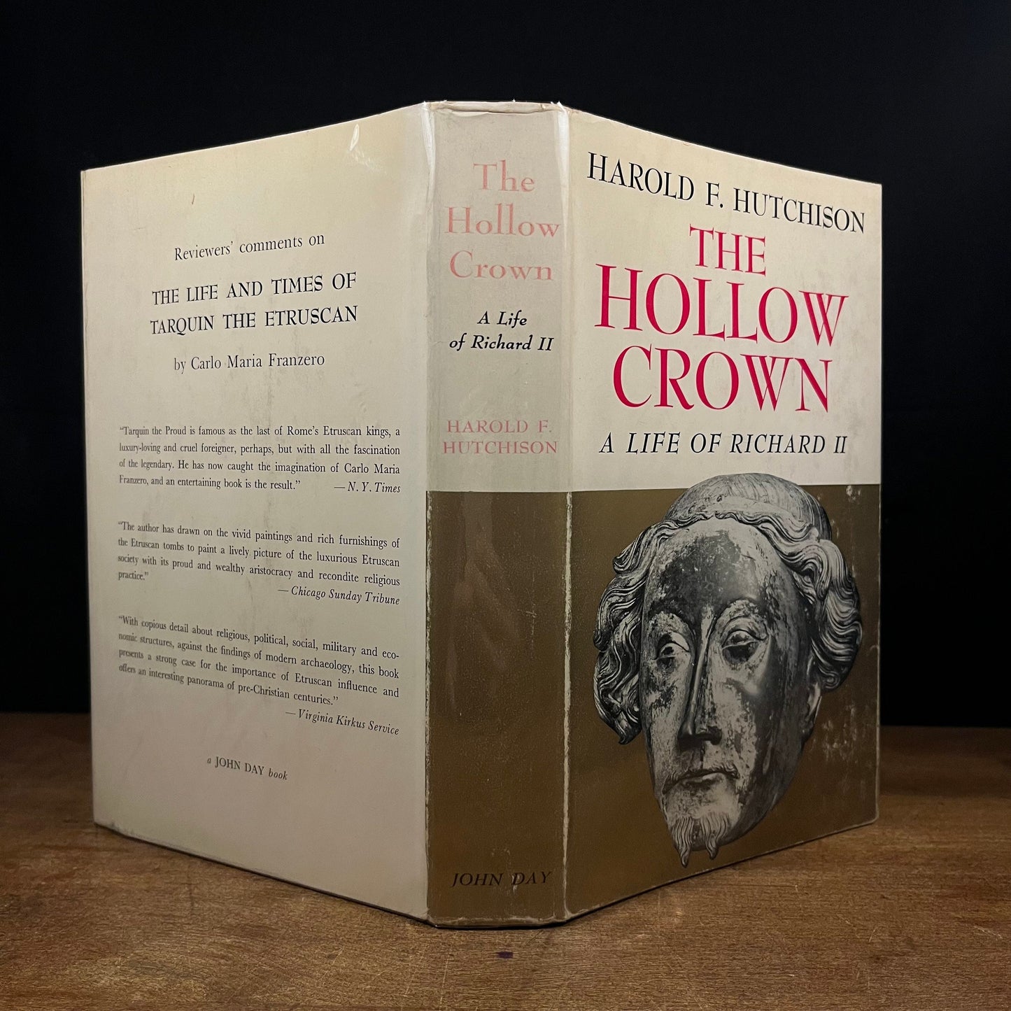 First Printing - The Hollow Crown: A Life of Richard II by Harold F. Hutchison (1961) Vintage Hardcover Book