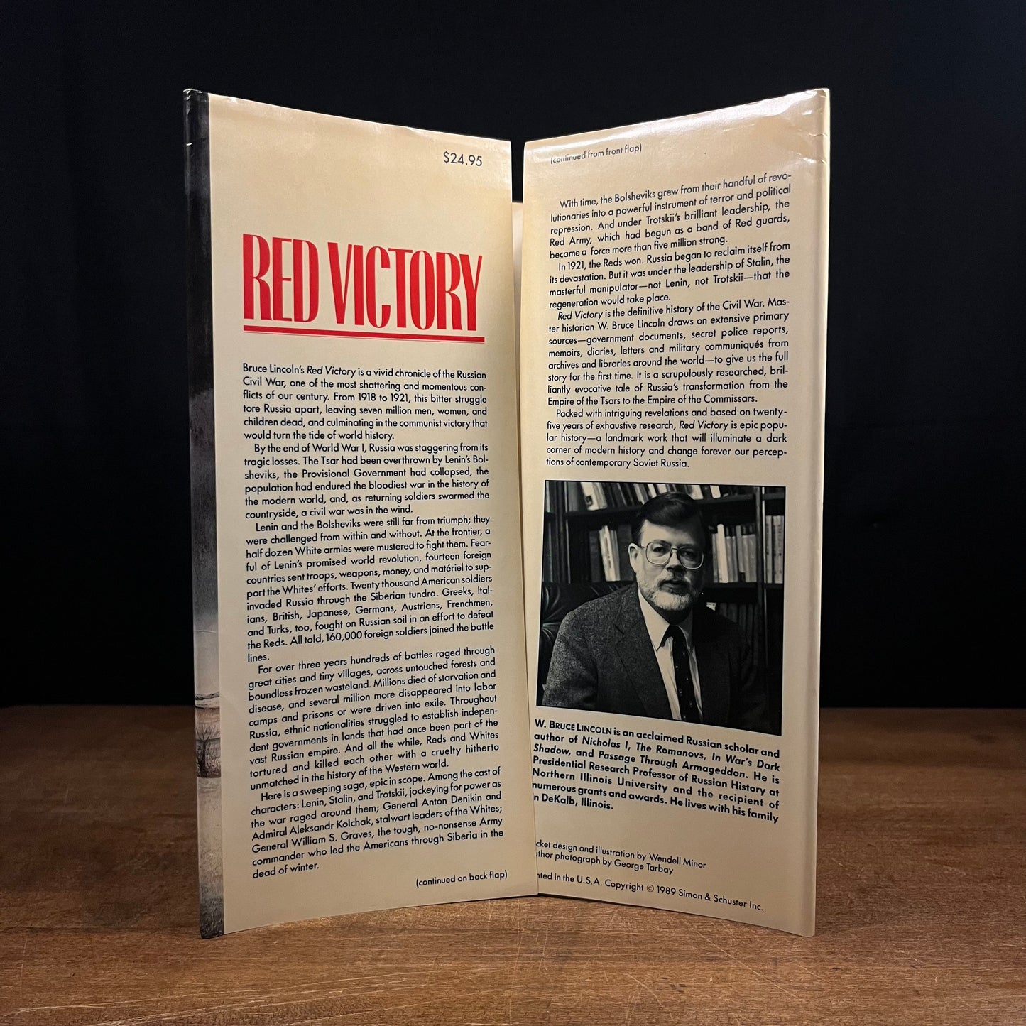 First Printing - Red Victory: A History of the Russian Civil War by W. Bruce Lincoln (1989) Vintage Hardcover Book