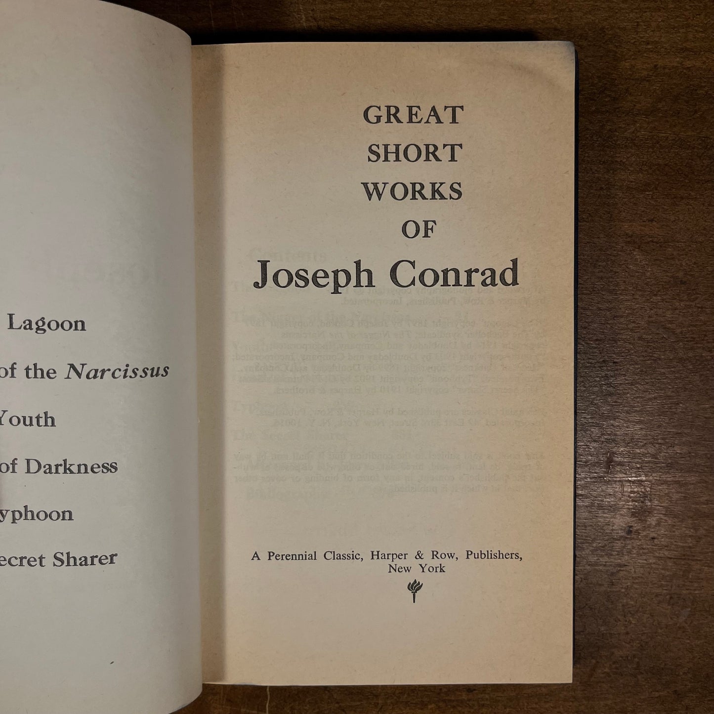 Great Short Works of Joseph Conrad (1966) Vintage Hardcover Book